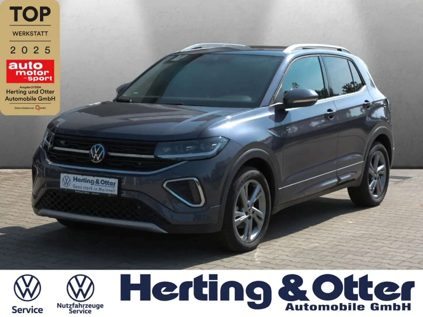 Volkswagen T-Cross R-Line LED Rückfahrkam. APP-Connect Freisprech SHZ Gris - 1