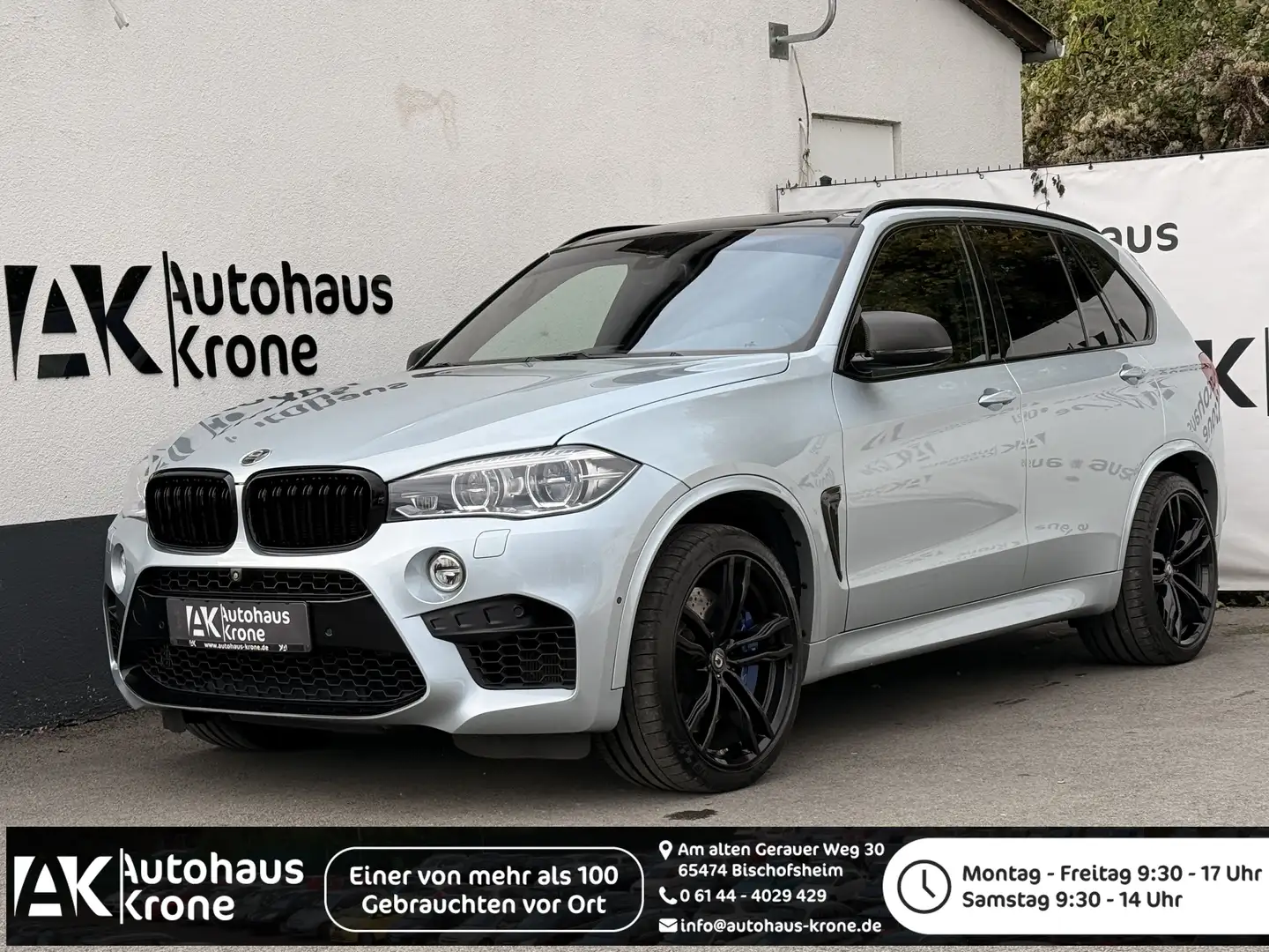 BMW X5 M - M M-TECHNIC*M-SPORT*M-SITZE* HUD*STHZ*PANO*AHK* Silber - 1