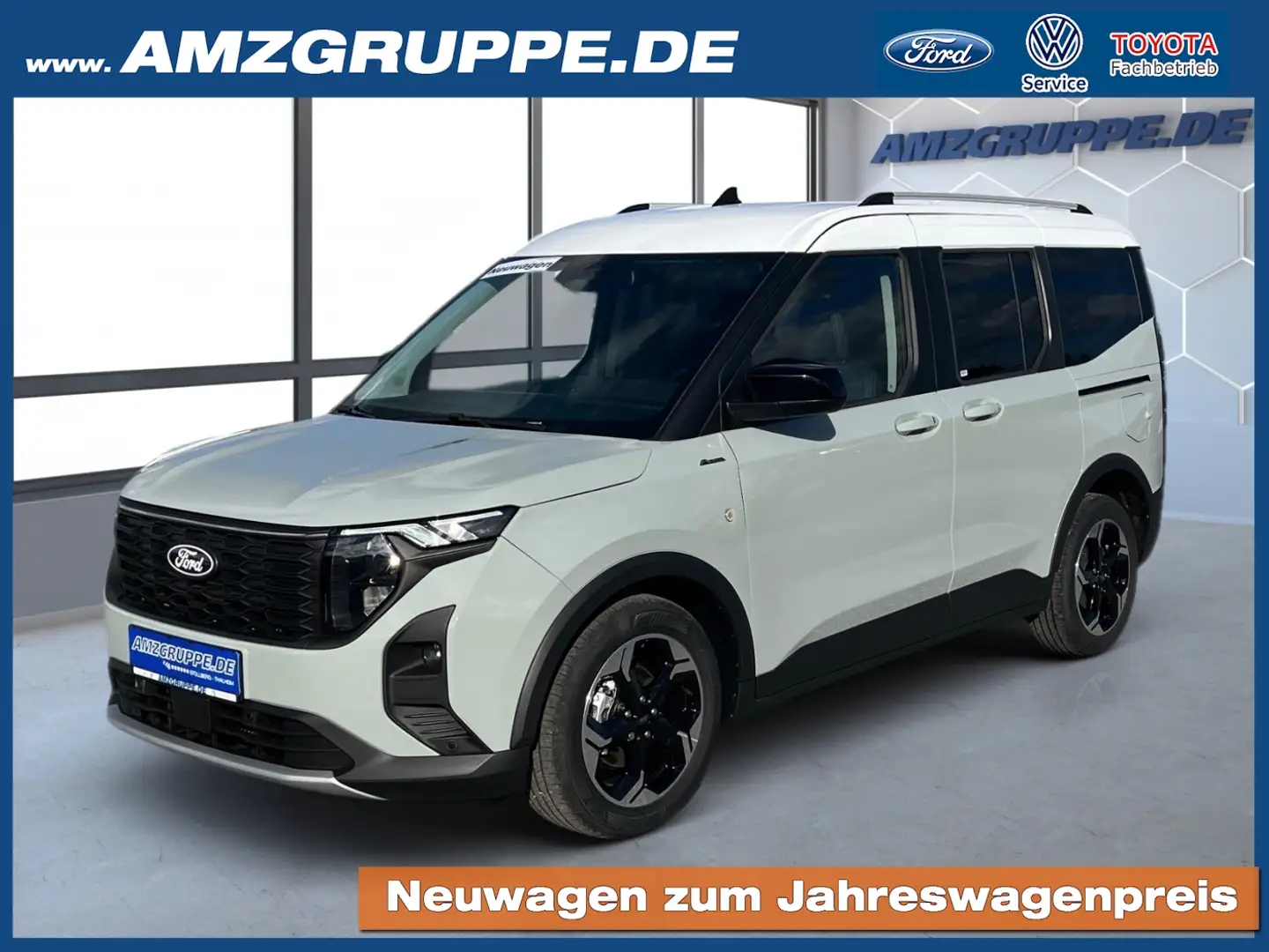 Ford Tourneo Courier Active Autom. 5J.*Gar+Navi+SHZ+ACC Grau - 1