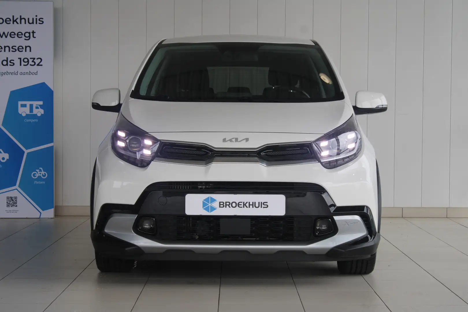 Kia Picanto 1.0 100-PK T-GDi X-Line 5p LUXE UITVOERING | LEDER Wit - 2