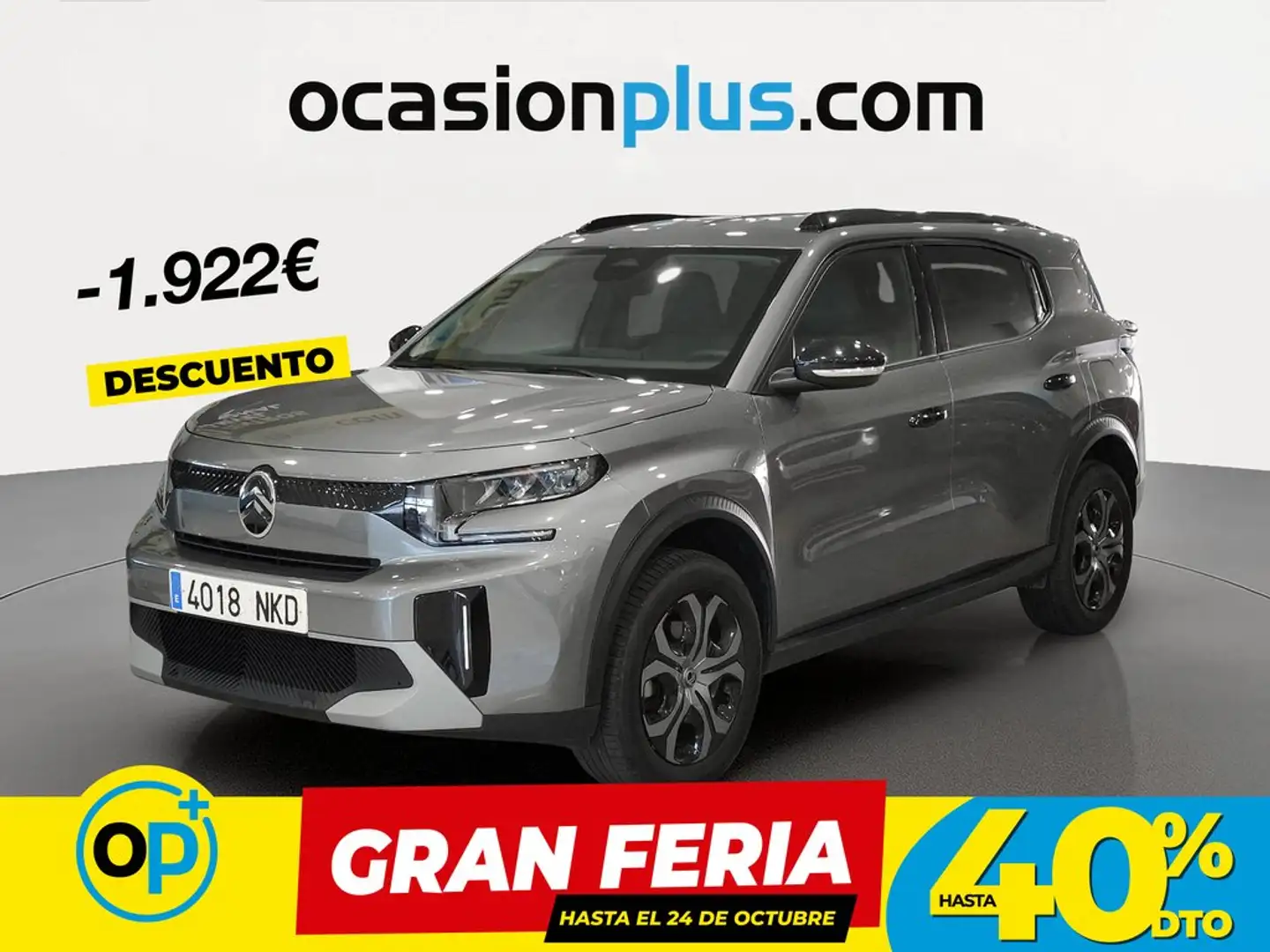 Citroen C3 Aircross Hybrid Plus e-DCS6 136 Gris - 1