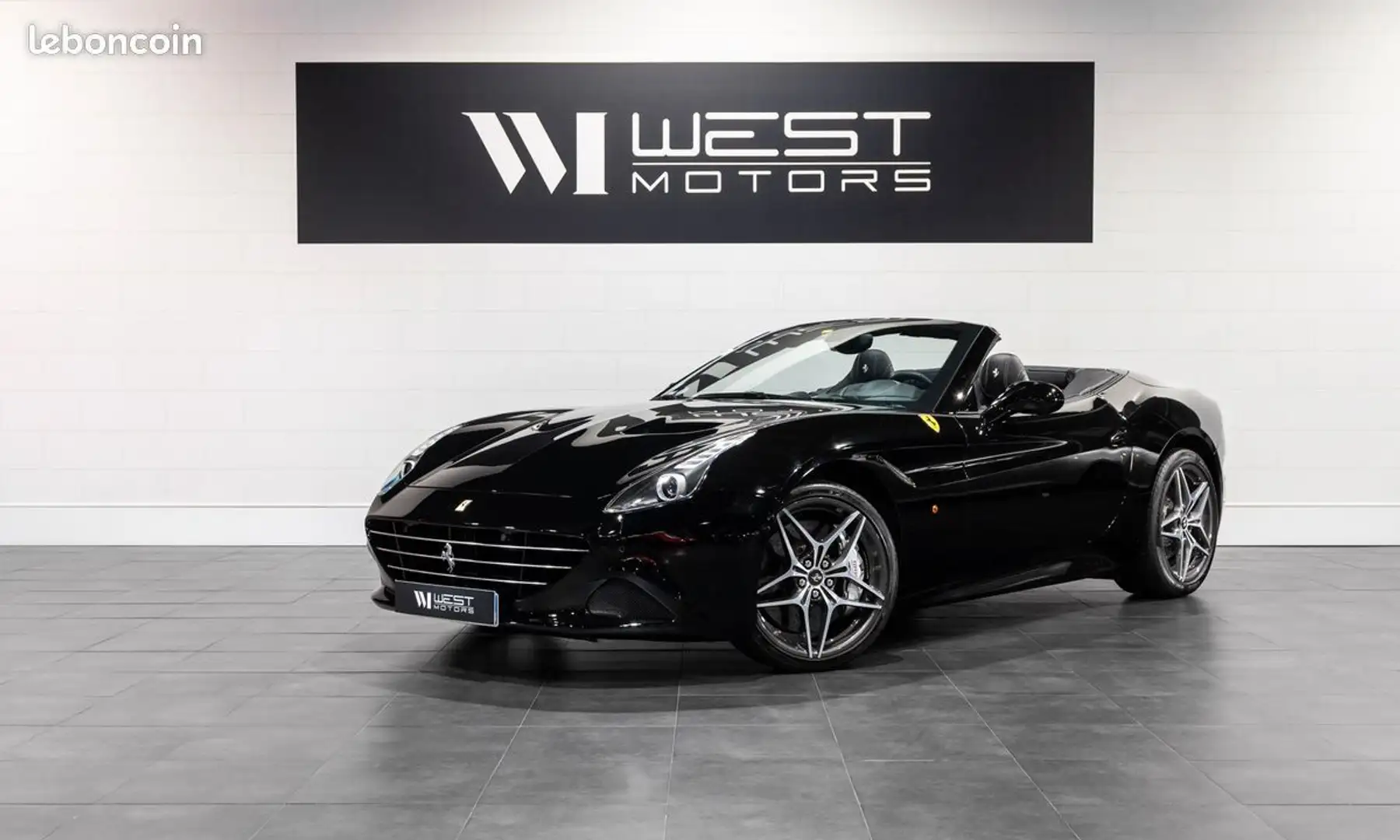 Ferrari California 3.9 V8 560 – IMMAT France Cam recul Surpiqures Alc Zwart - 1