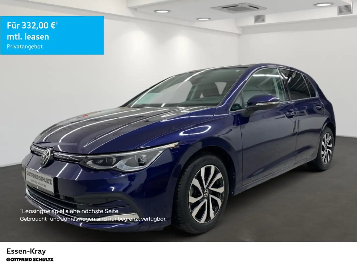 Volkswagen Golf Active 2.0 TDI DSG LED AHK Pano HUD Kamera Blau - 1