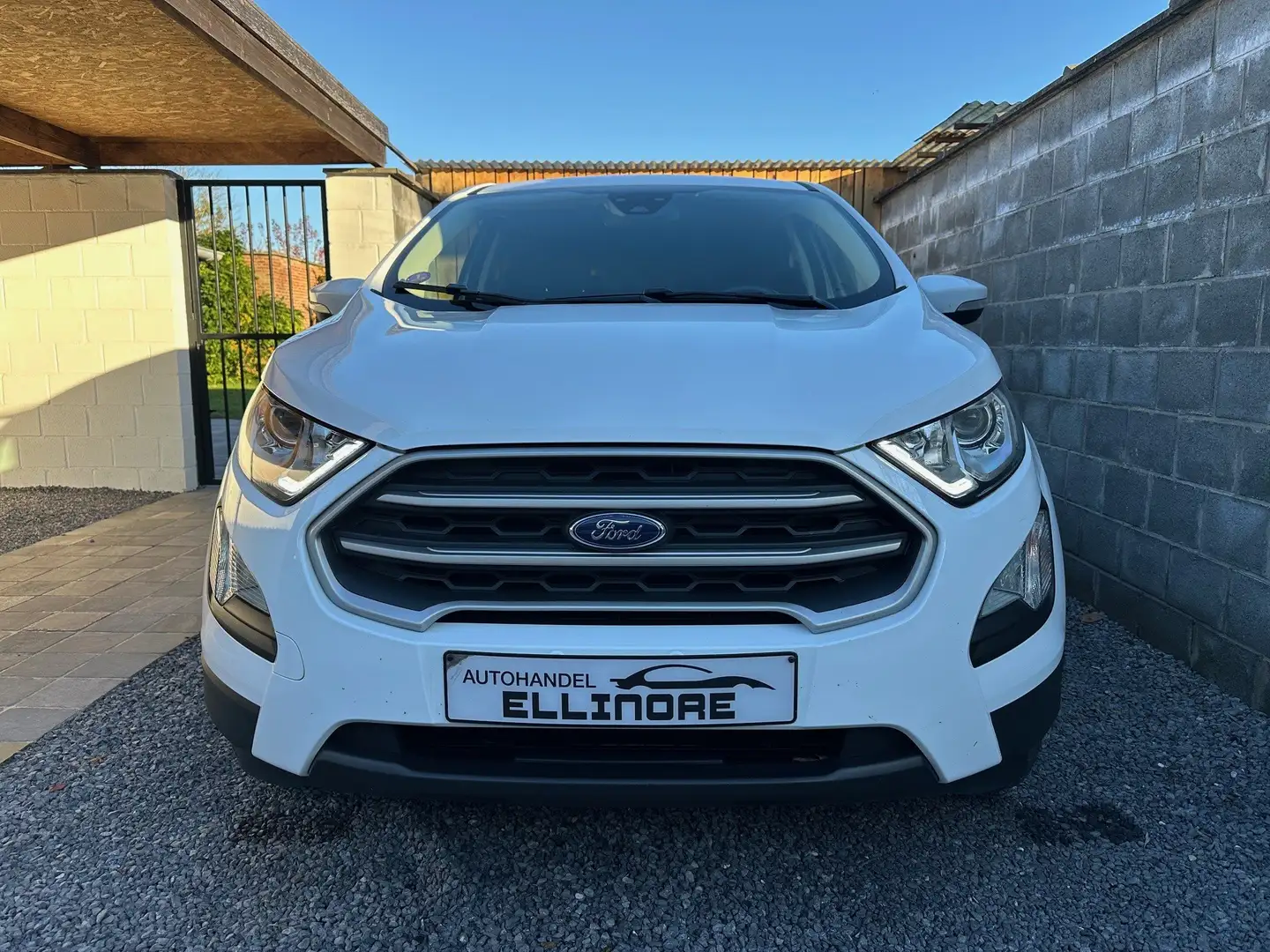 Ford EcoSport 1.0 EcoBoost Airco Zetelverw CarPlay 36000km Blanc - 2