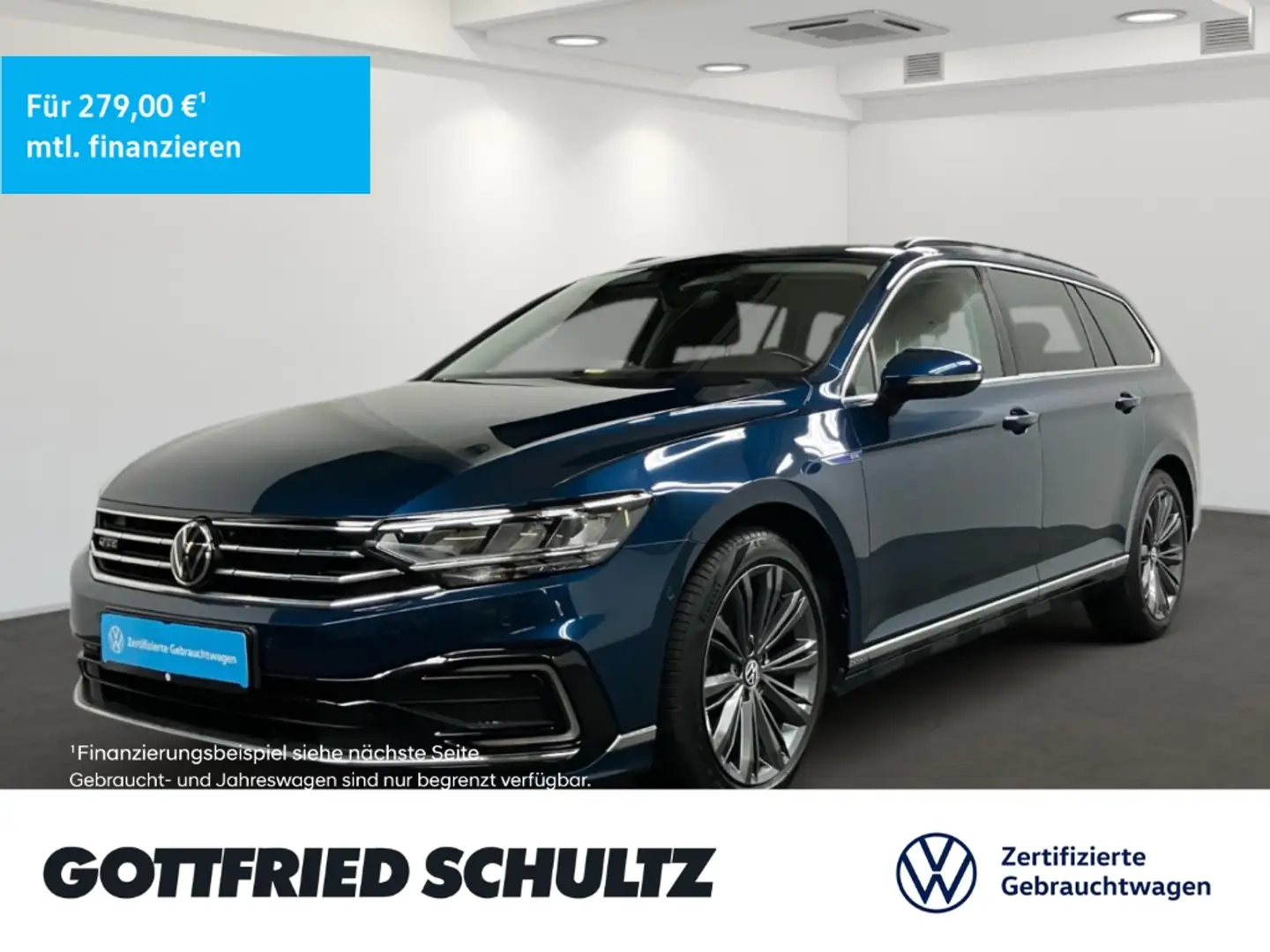 Volkswagen Passat Variant 1.4 TSI DSG LED NAV ACC KAMERA GTE Bleu - 1