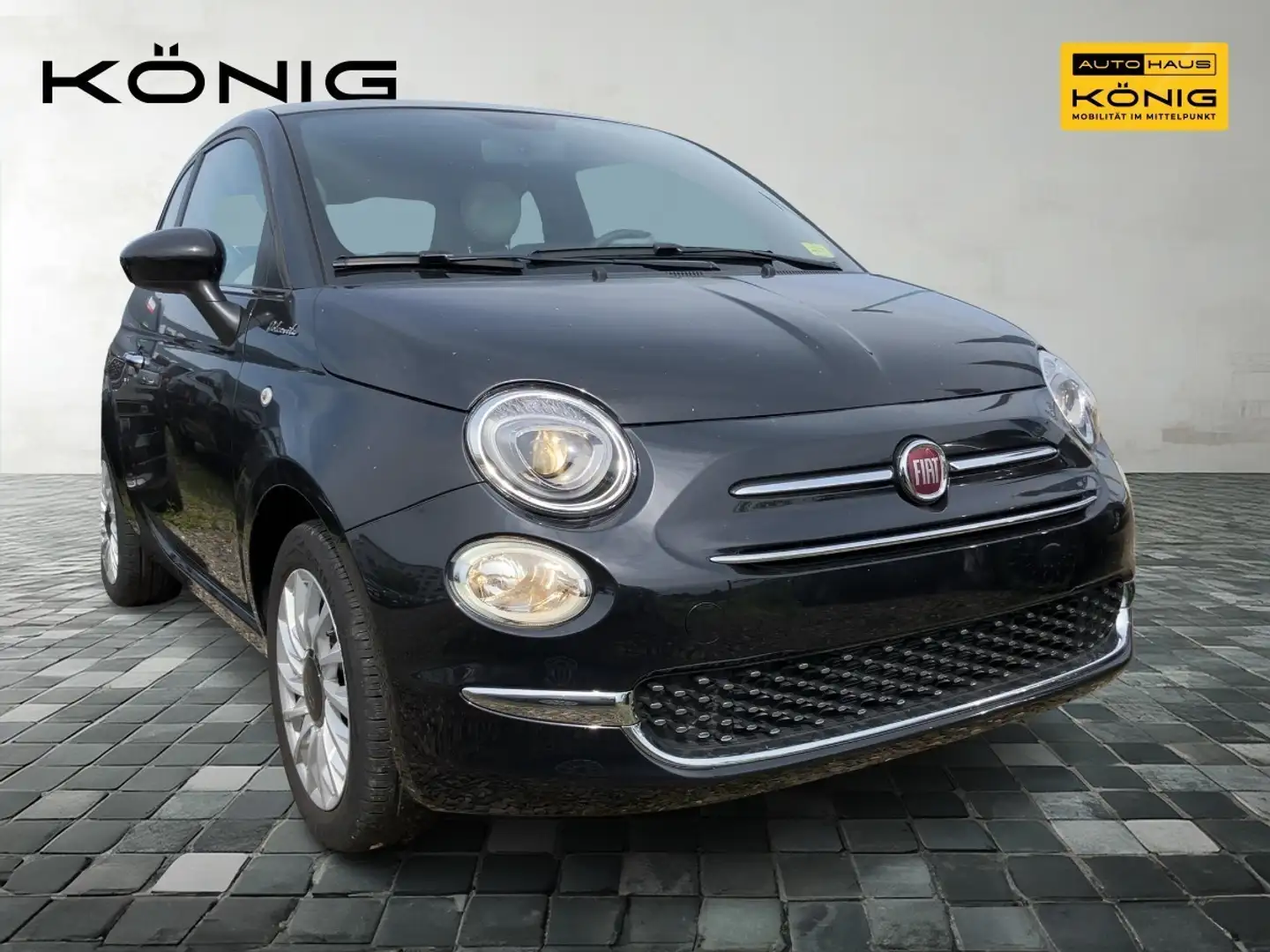 Fiat 500 1.0 DOLCEVITA Klima*Glasdach*CarPlay Schwarz - 2