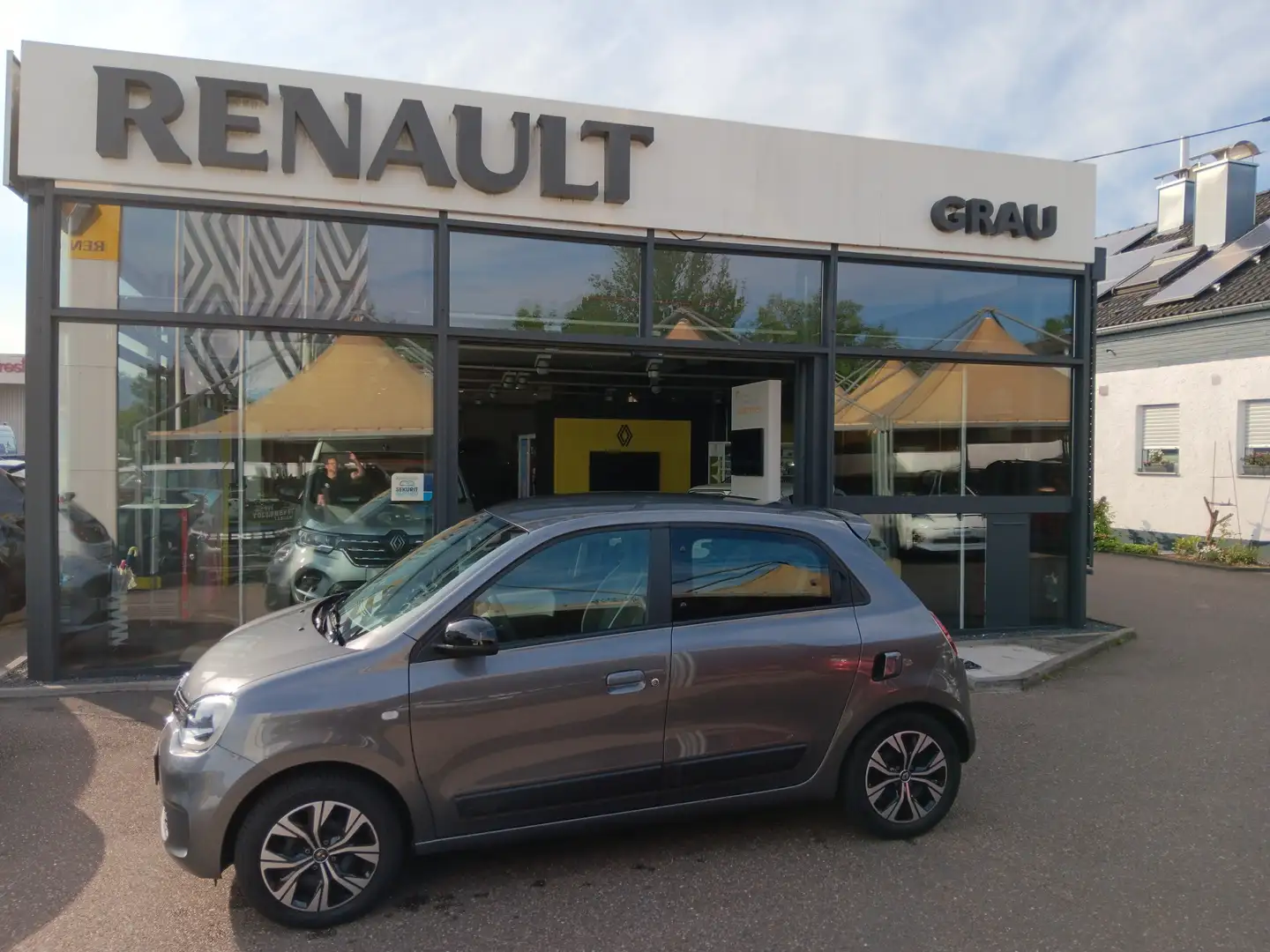 Renault Twingo Benziner 5-türer Navi Einparkhilfe Lunaire Grau Grijs - 2