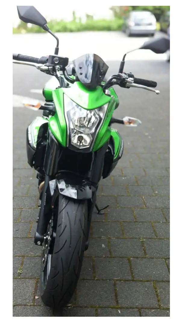 Kawasaki ER - 6 N tiefergelegtes Garagenbike, TÜV neu Yeşil - 2