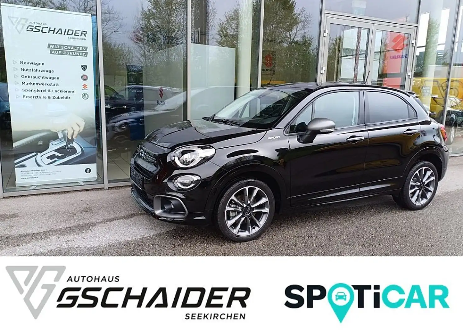Fiat 500X Hybrid 130 7-Gang DCT Sport Schwarz - 1