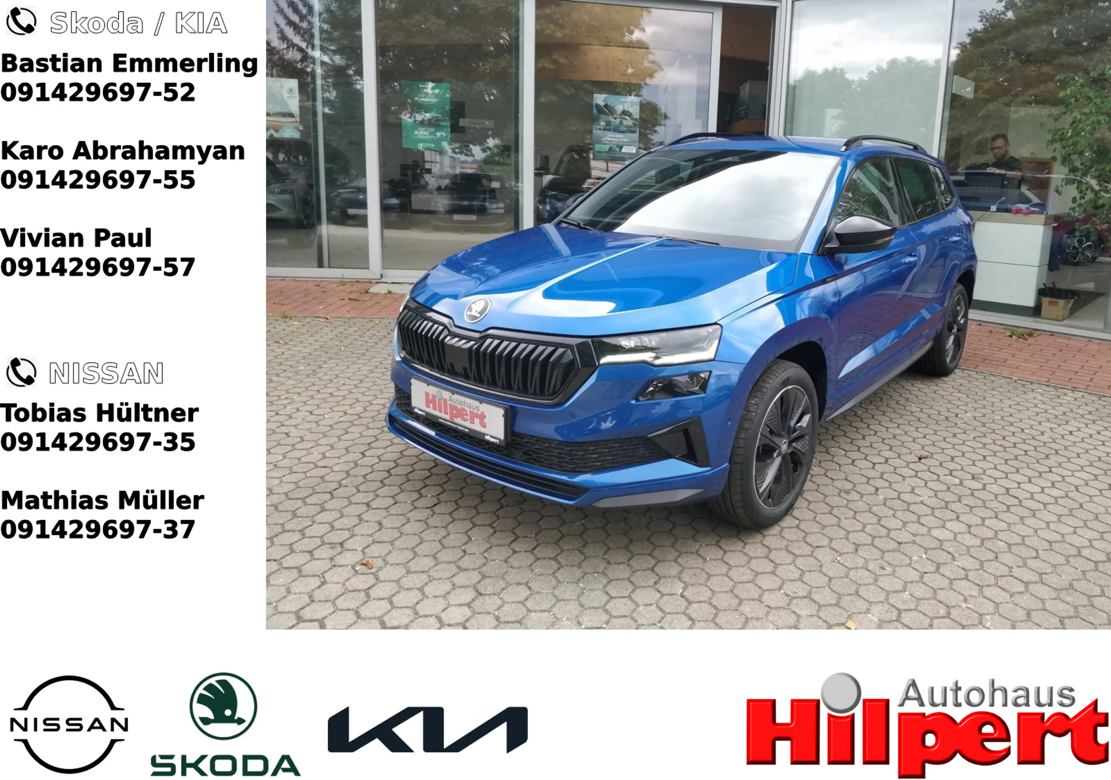 Skoda Karoq 1.5 TSI Sportline 150PS AHK 360 LKHZ SHZ K