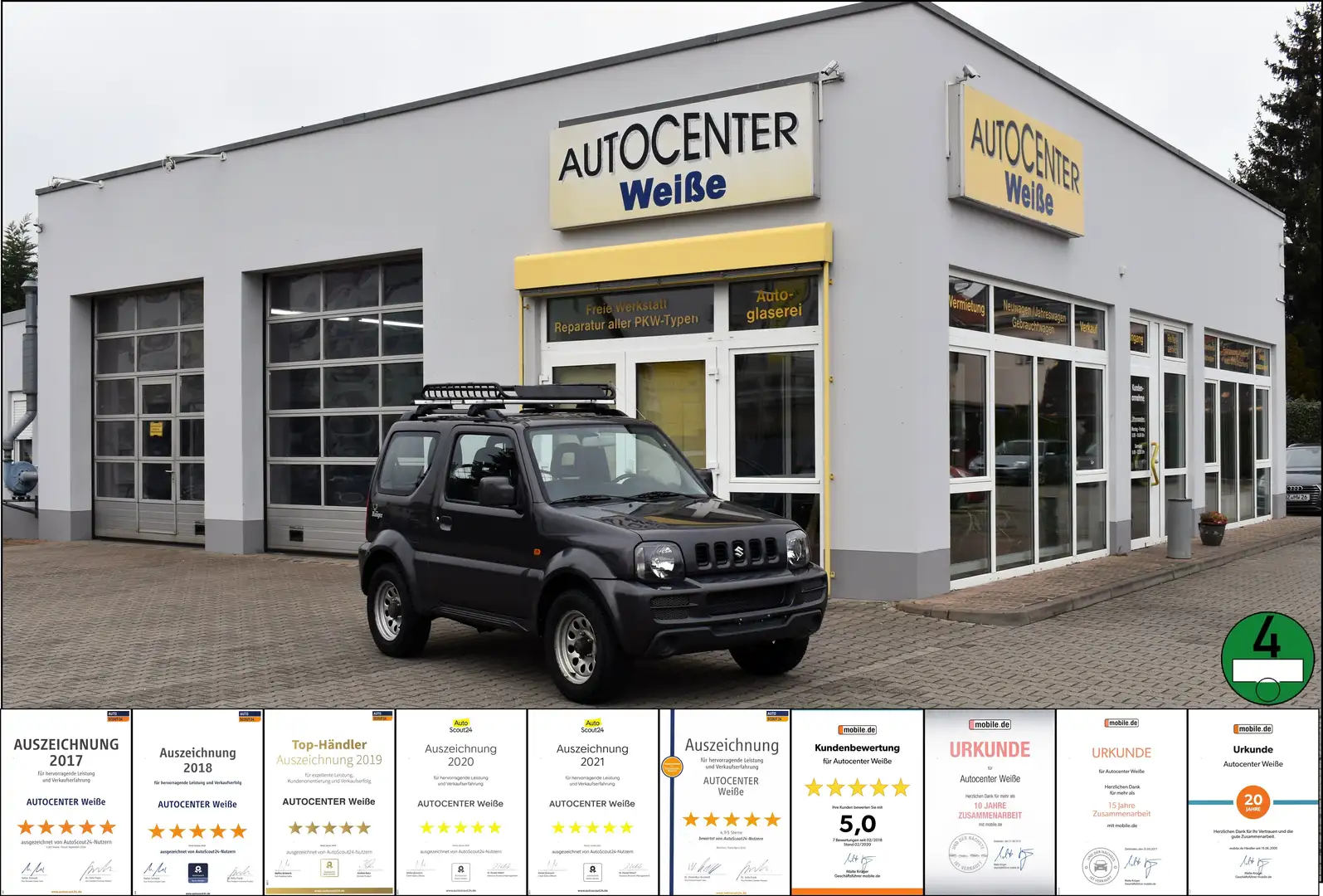 Suzuki Jimny Jimny Ranger 4WD TÜV 10/27 Garantie Grau - 1