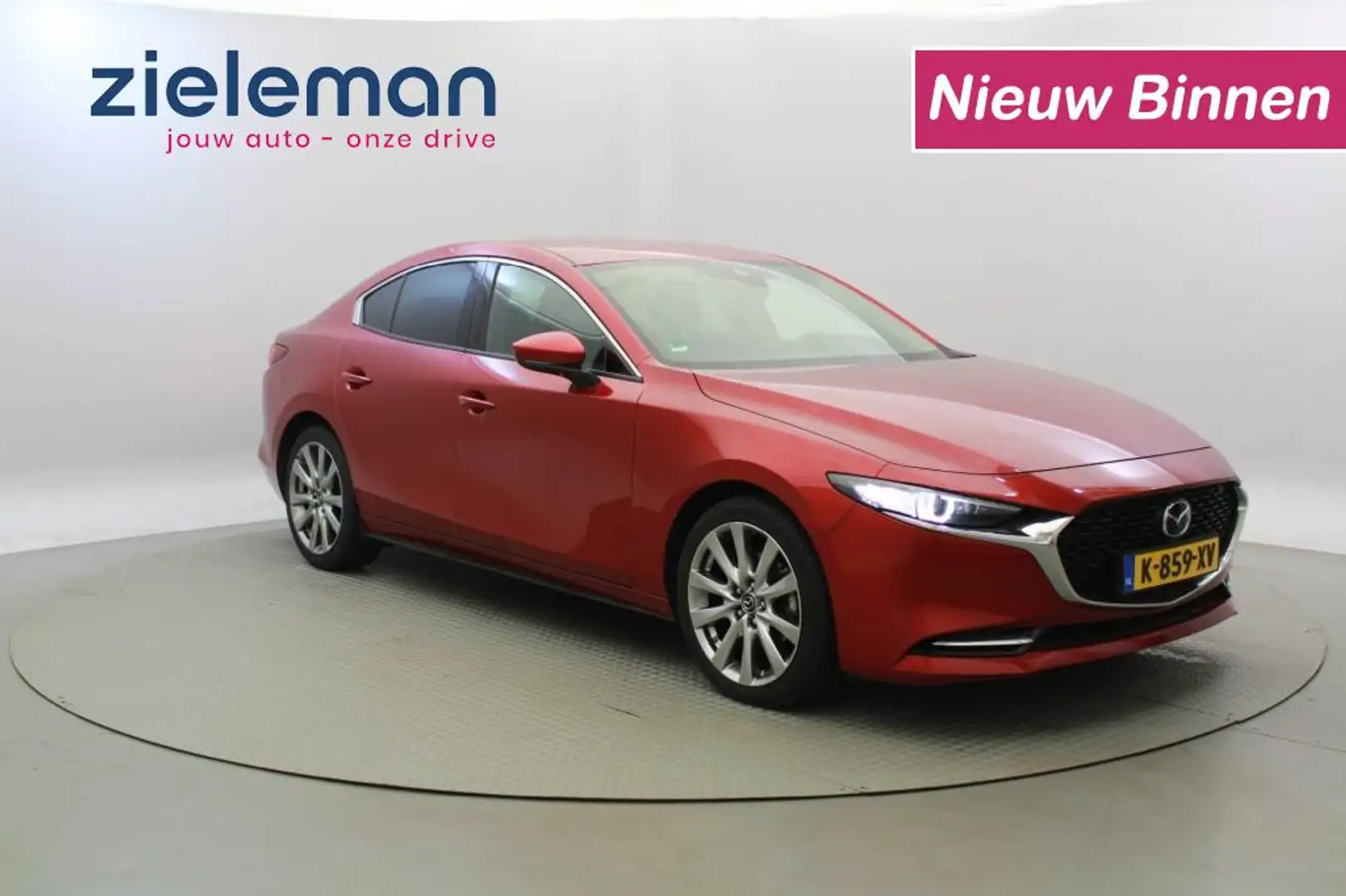 Mazda 3 2.0 e-SkyActiv-X M 186 Luxury - Carplay, Camera, B Červená - 1