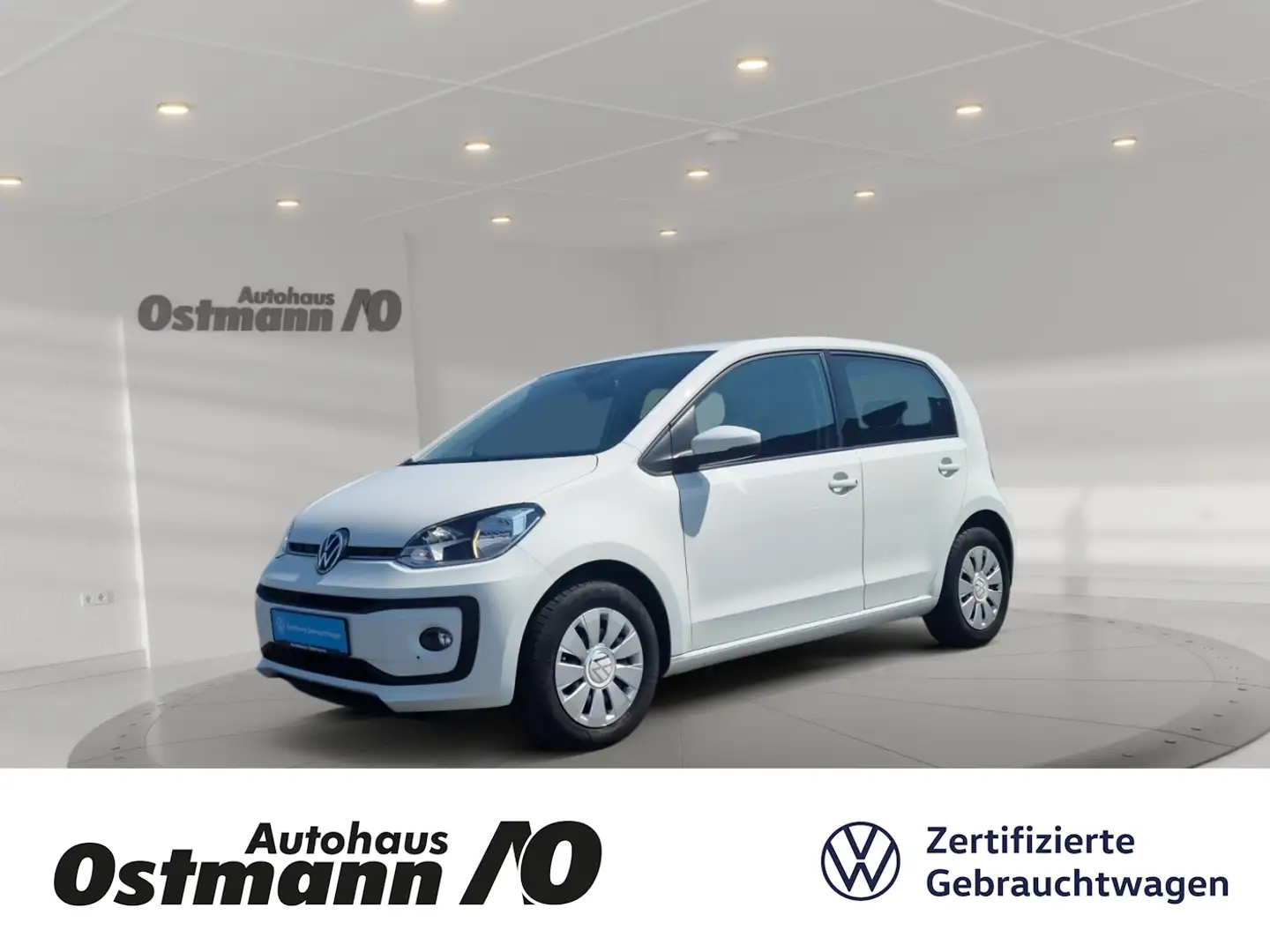 Volkswagen up! 1.0 Facelift Kam. PDC SHZ Winterp. Weiß - 1