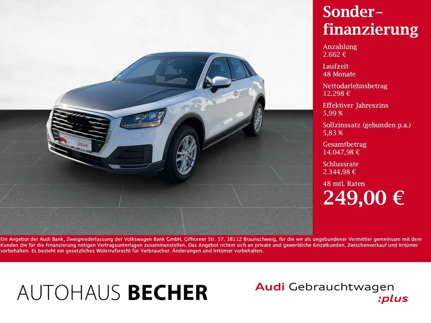 Audi Q2 1.0 TFSI Ultra 6-Gang /Klima/Bluetooth Wit - 1