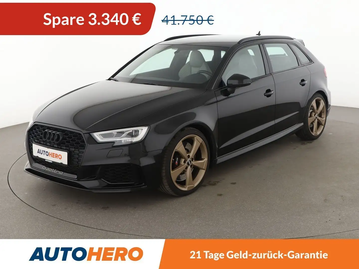 Audi RS3 2.5 TFSI quattro Aut.*NAVI*B&O*LED*PDC*SHZ* Schwarz - 1