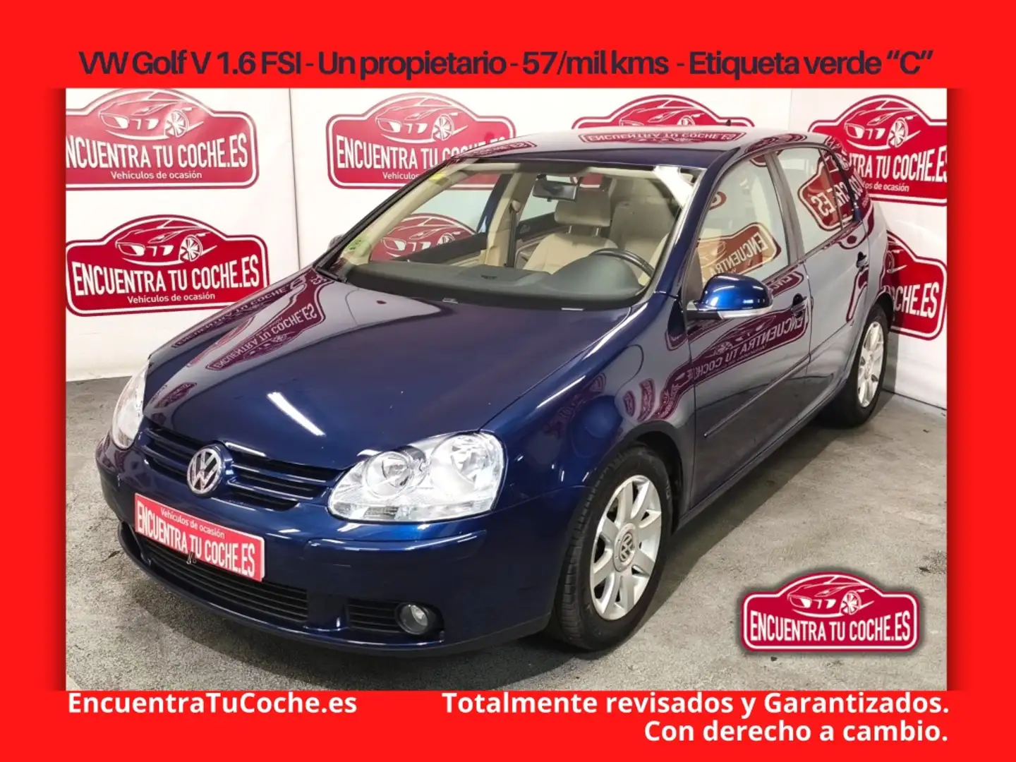 Volkswagen Golf 1.6 FSI Sportline Azul - 1