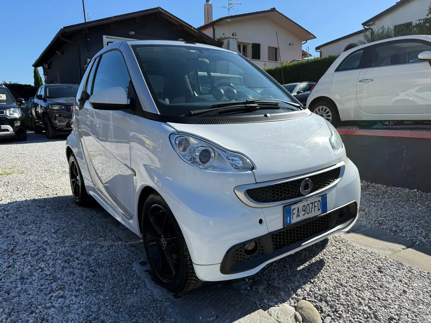 smart forTwo 800 CDI 54cv PASSION CABRIO F1*CERCHIBLACK*TOUCHSC Bianco - 1