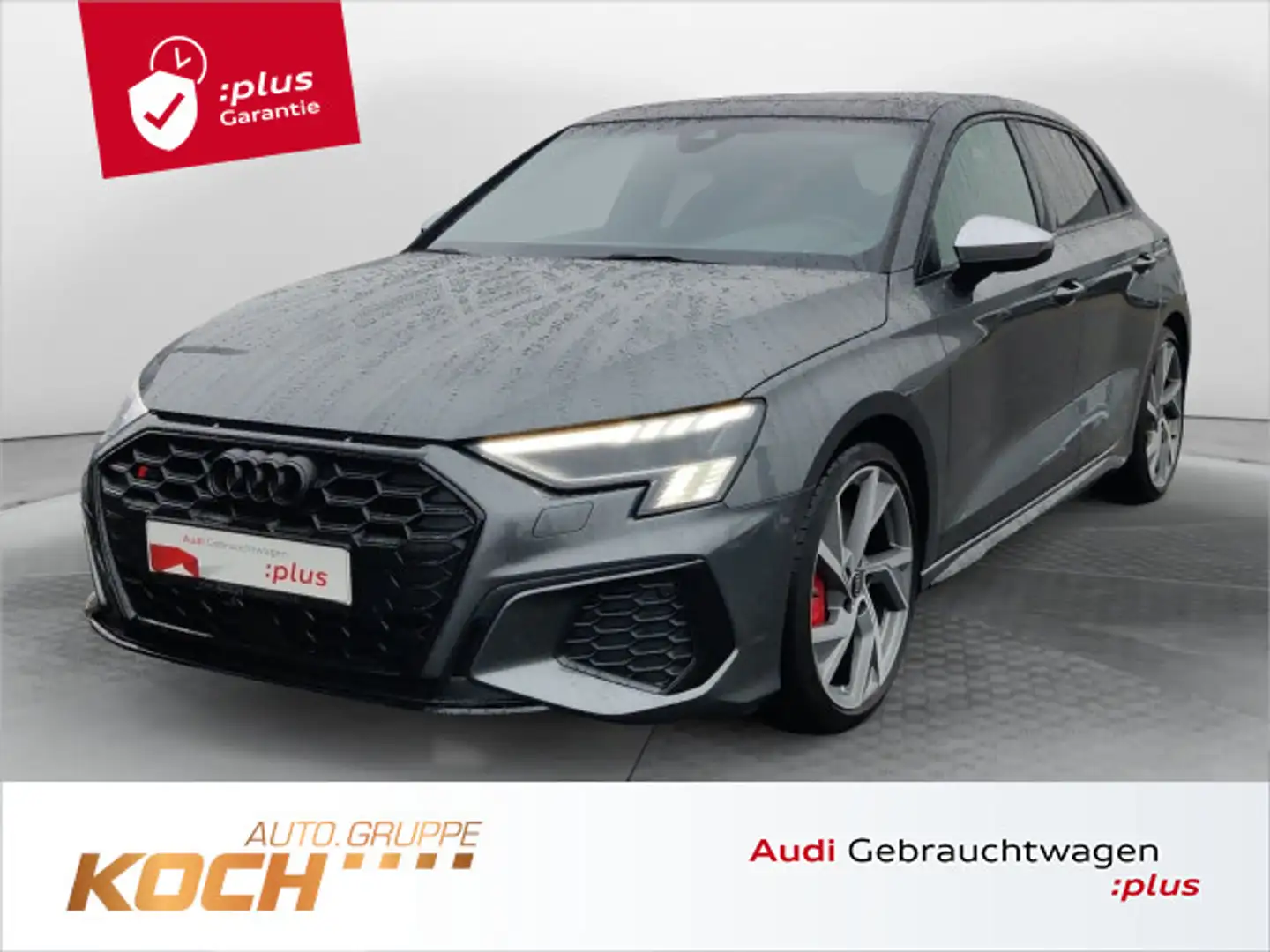 Audi S3 2.0 TFSI q. S-Tronic, Matrix, Pano, Grau - 1