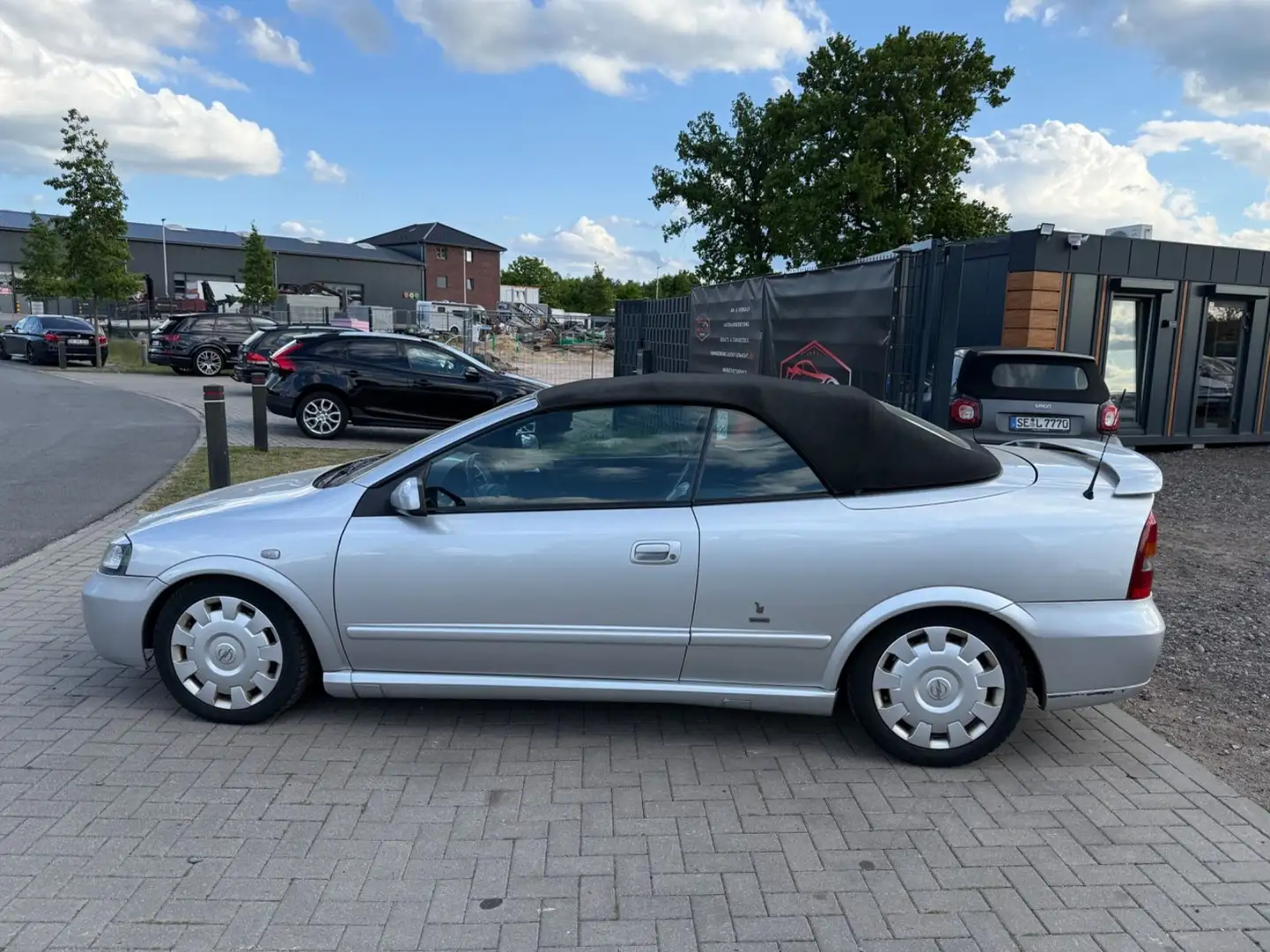 Opel Astra G Cabrio 1.6 16V LINEA ROSSA SHZ/KLIMA/TÜV Plateado - 2