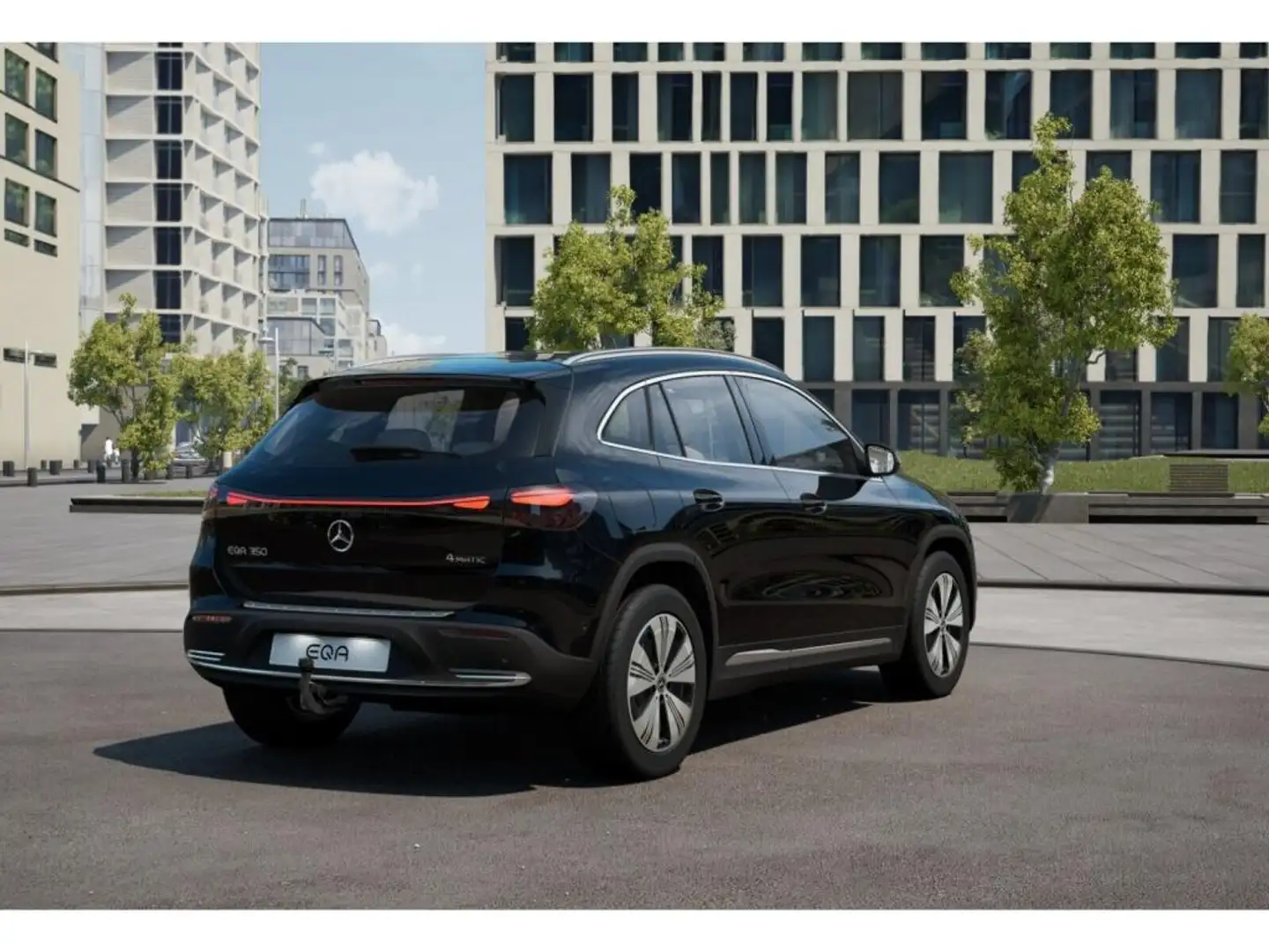 Mercedes-Benz EQA 350 4M Progressive/AHK/LED/Cam/Ambi/Totw/18" Schwarz - 2