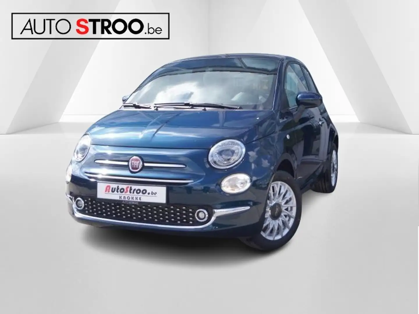 Fiat 500 1.0i HYRBID Navi LED PDC Dolcevita Blauw - 1