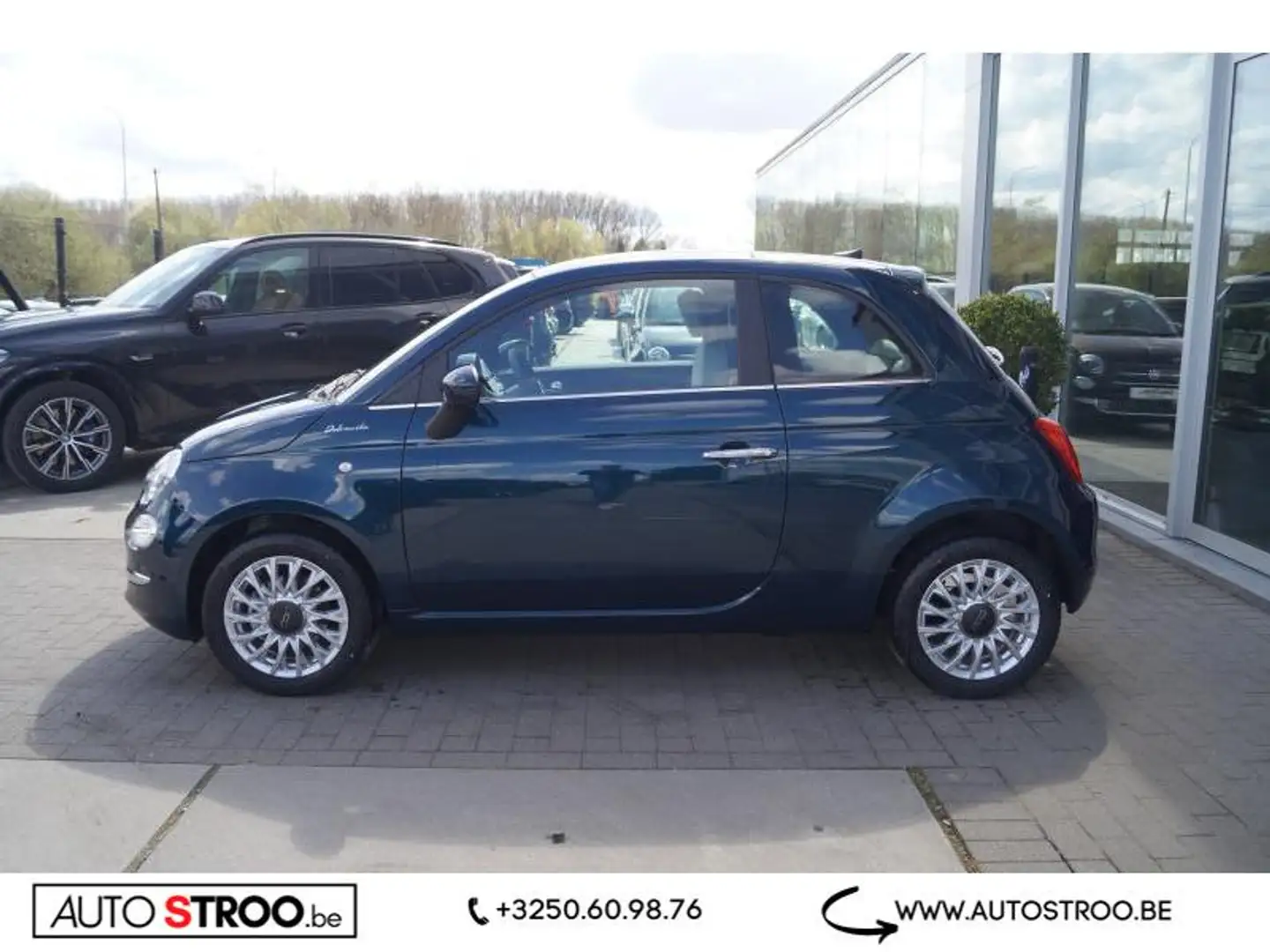 Fiat 500 1.0i HYRBID Navi LED PDC Dolcevita Blauw - 2