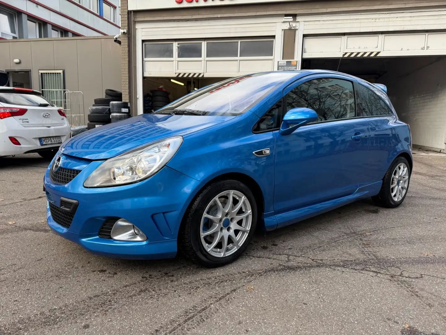 Opel Corsa D OPC KLIMA-SERVO-ZV-80000-KM-TÜV-2.HAND Blau - 1