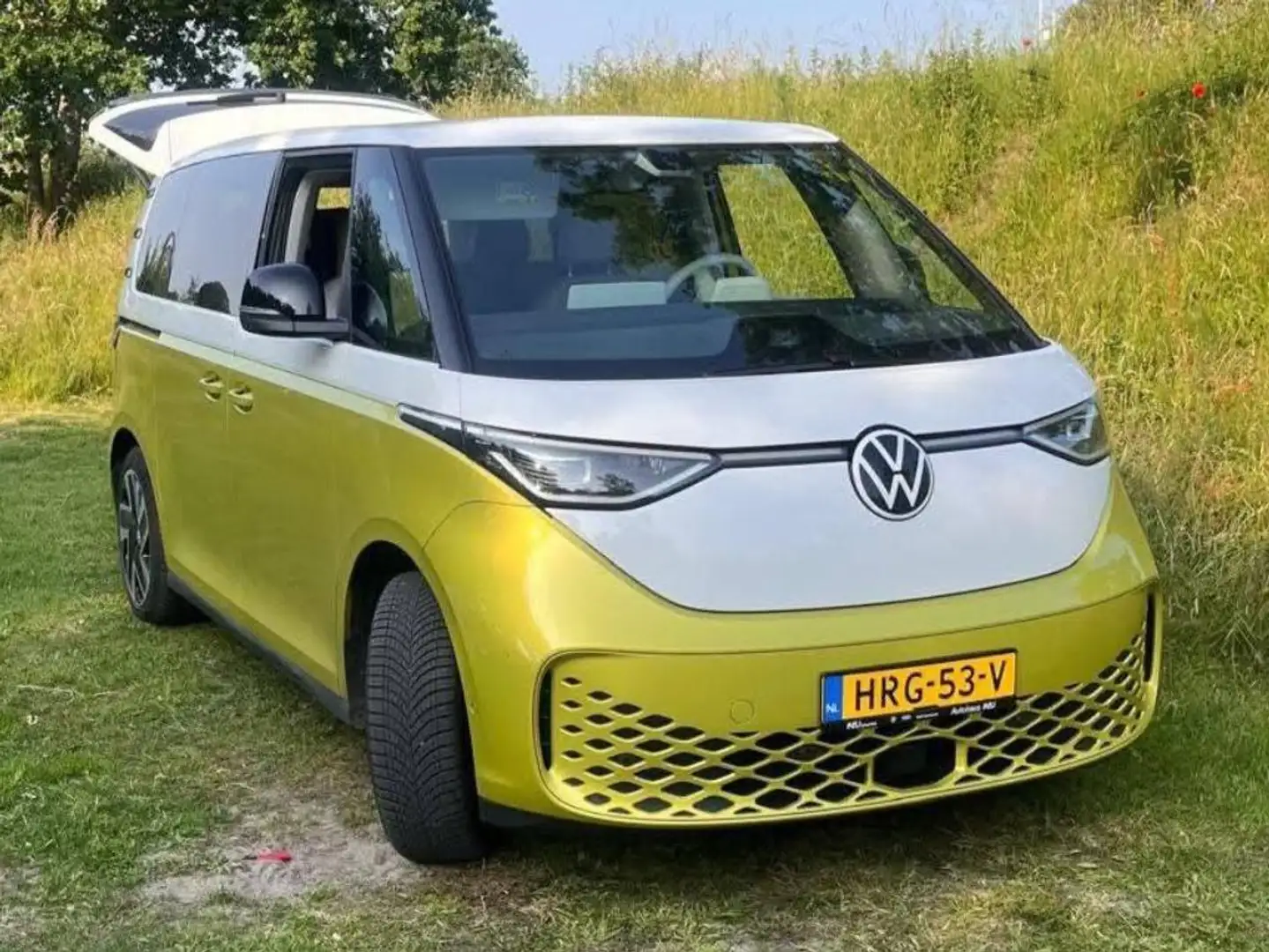 Volkswagen ID. Buzz Pro 77 Kwh,   204 Pk Geel - 2