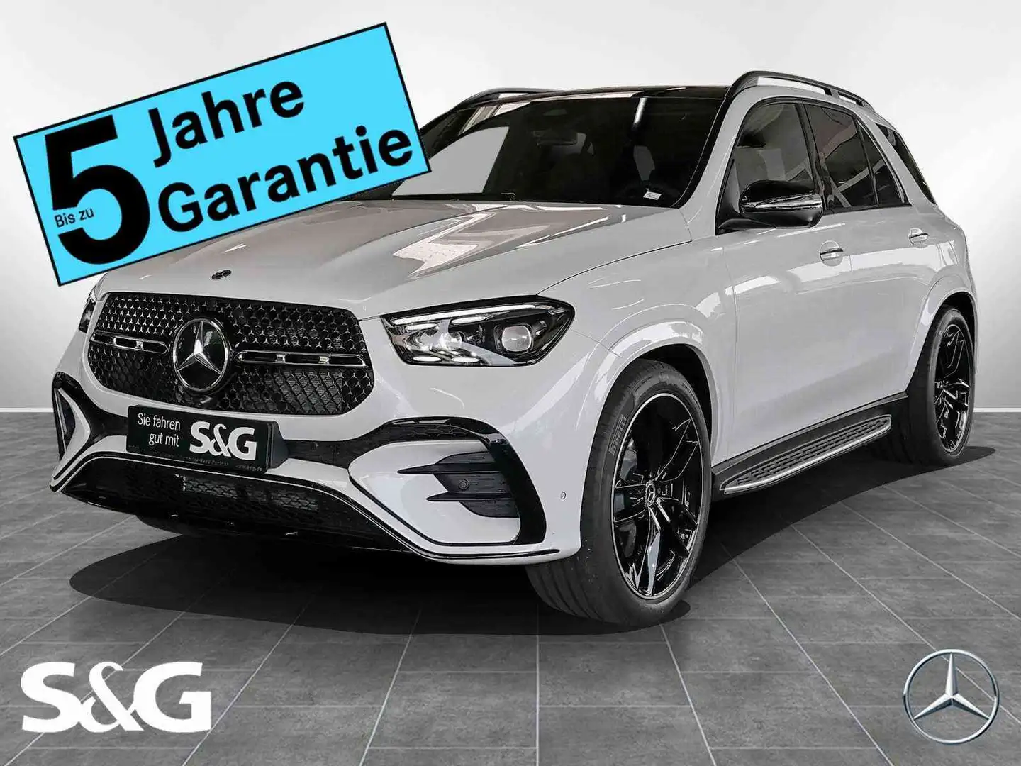 Mercedes-Benz GLE 580 4M AMG MBUX+360°+M-LED+AHK+Pano+Distroni Weiß - 1