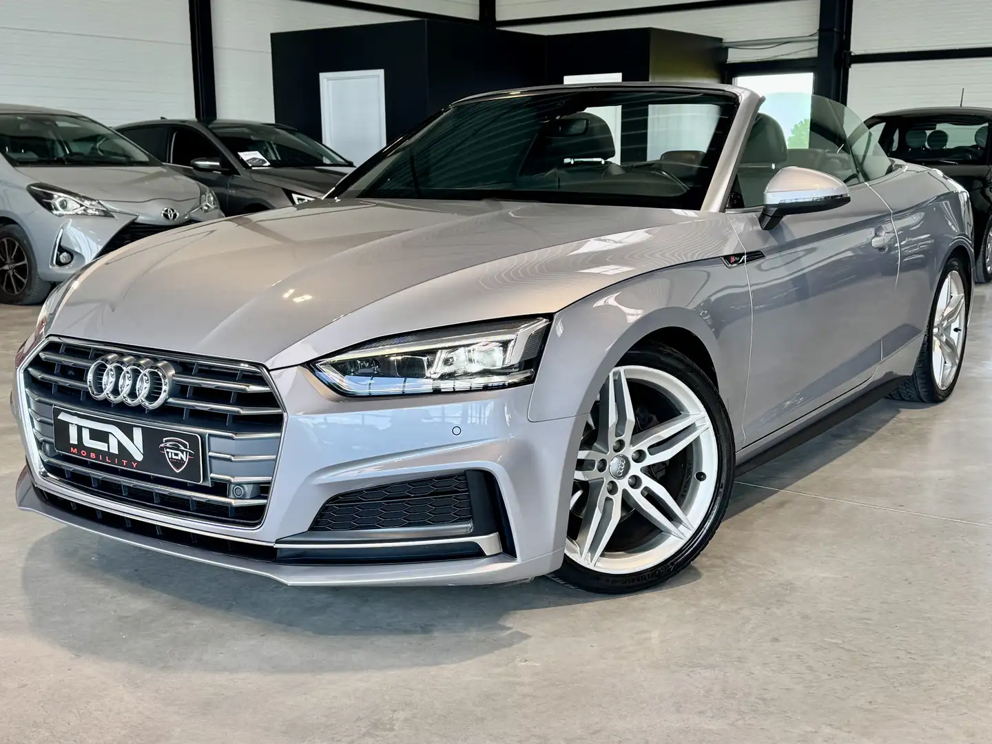 Audi A5 ✅ Cabriolet 35 TDi Sport S tronic - S.Line ✅ Zilver - 1