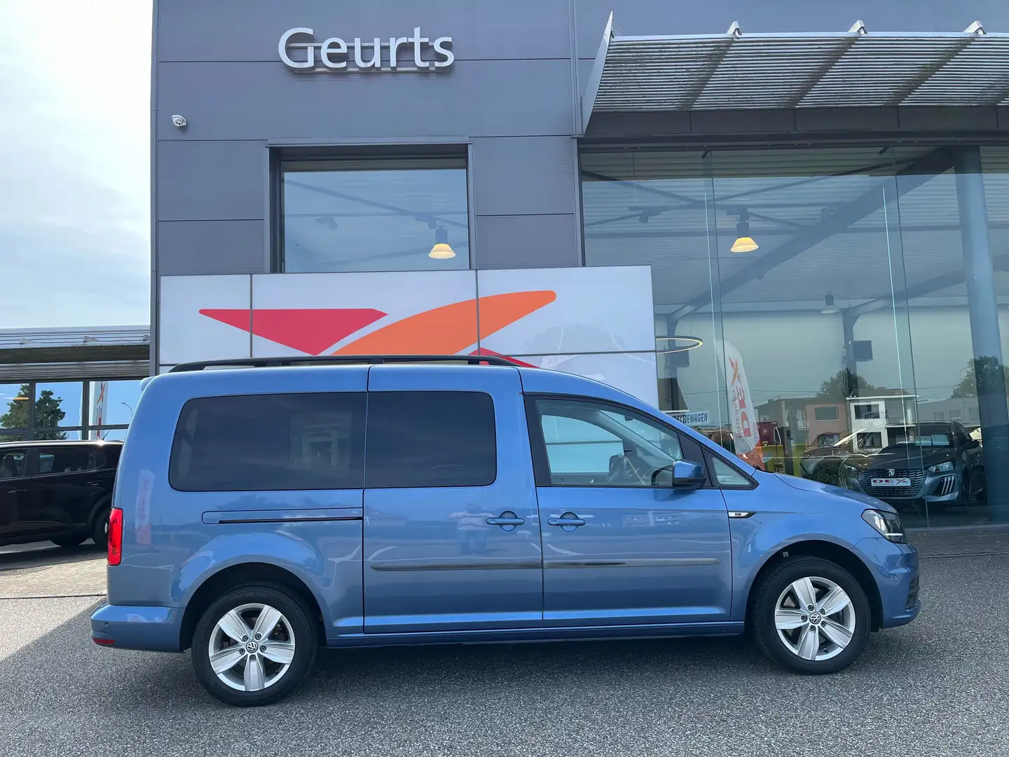 Volkswagen Caddy Maxi 1.4 TSI benzine 7-zit GEEN CNG motor. Bleu - 2