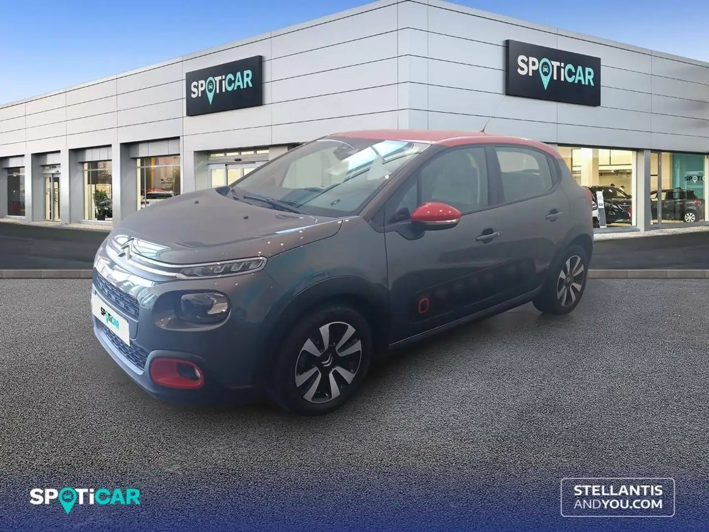 Citroen C3 1.6BlueHDi S&S Feel 75 Gris - 1