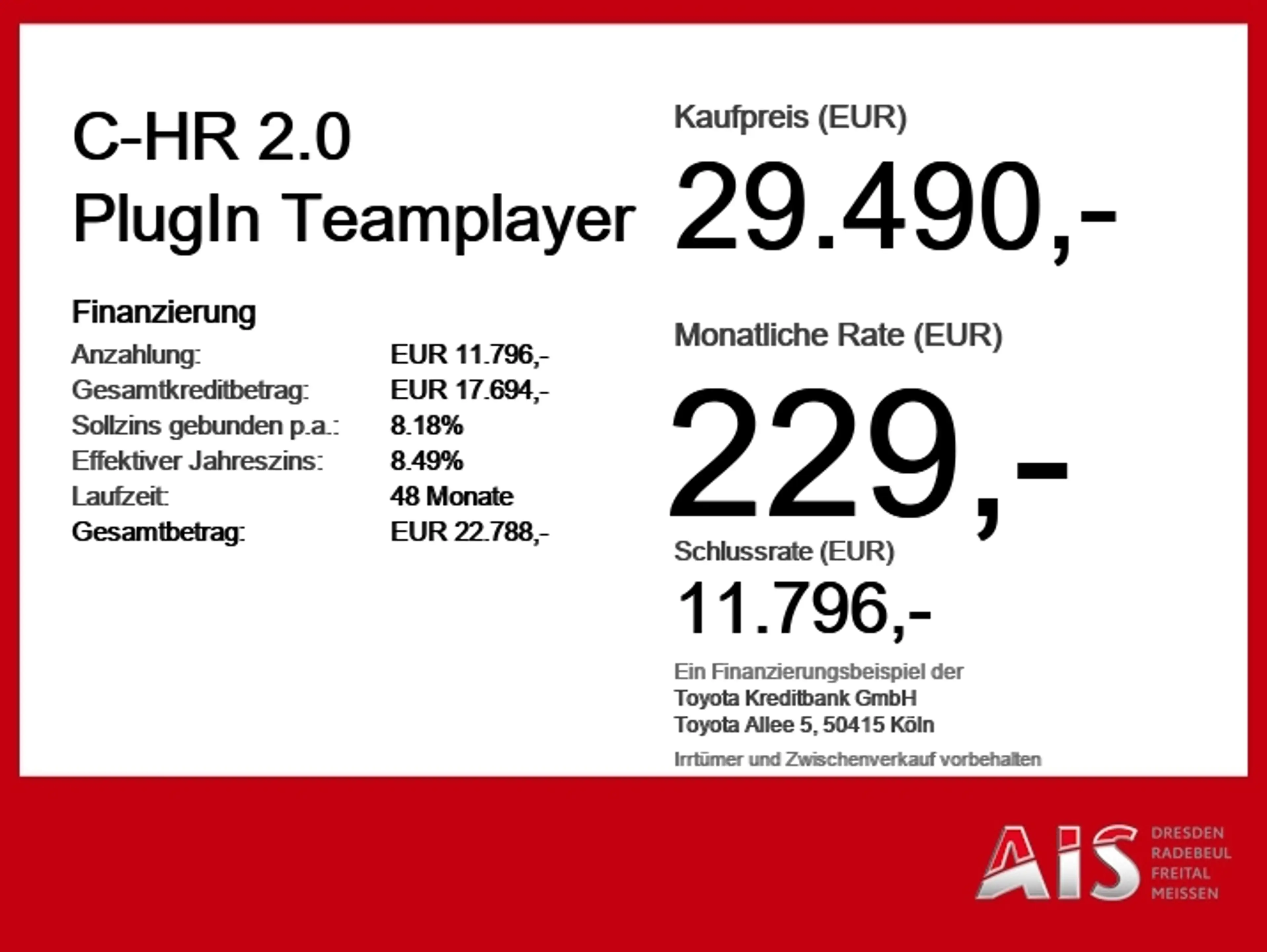 Toyota C-HR 2.0 PlugIn Teamplayer Navi*ACC*KAM*SHZ*DAB — photo 6