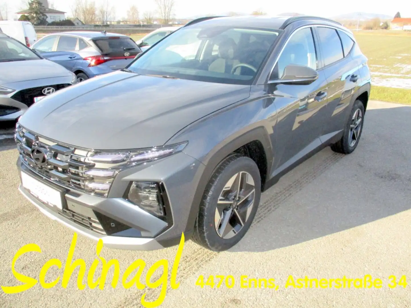 Hyundai TUCSON NX4 GO Plus 1,6 T-GDi HEV 2WD AT t6hu1-PP1 Grau - 1