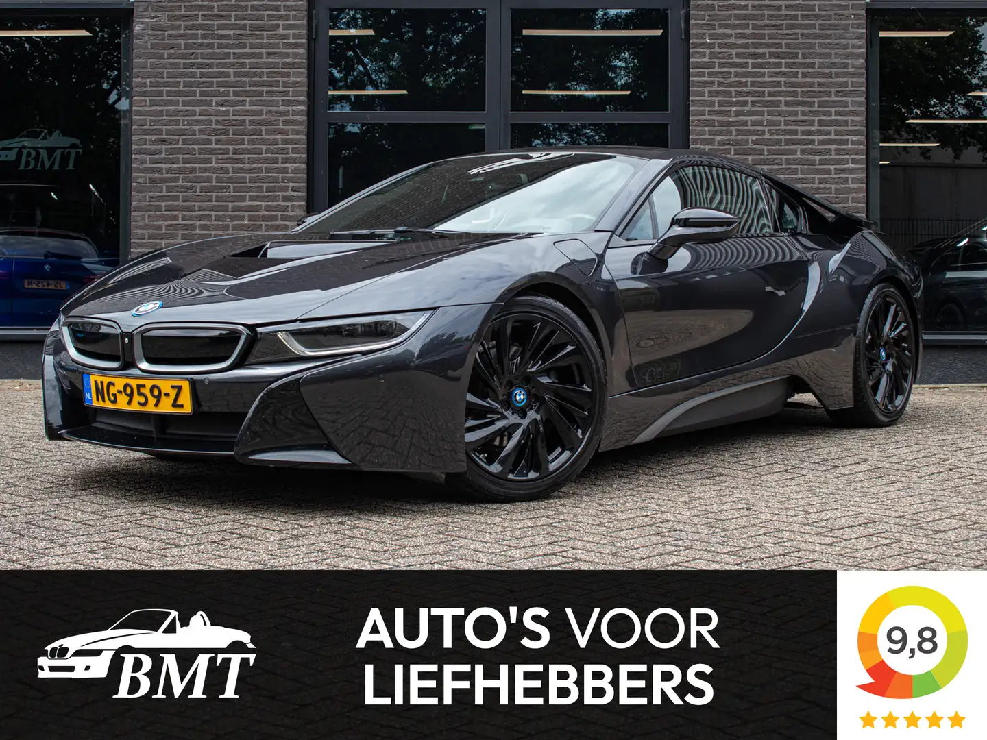 BMW i8 / HK / 360 / Head-Up / Keyless Gris - 1