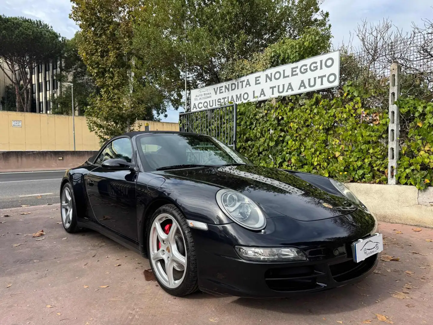 Porsche 997 Carrera 4S Cabriolet Motore KM 80.000 Zwart - 1