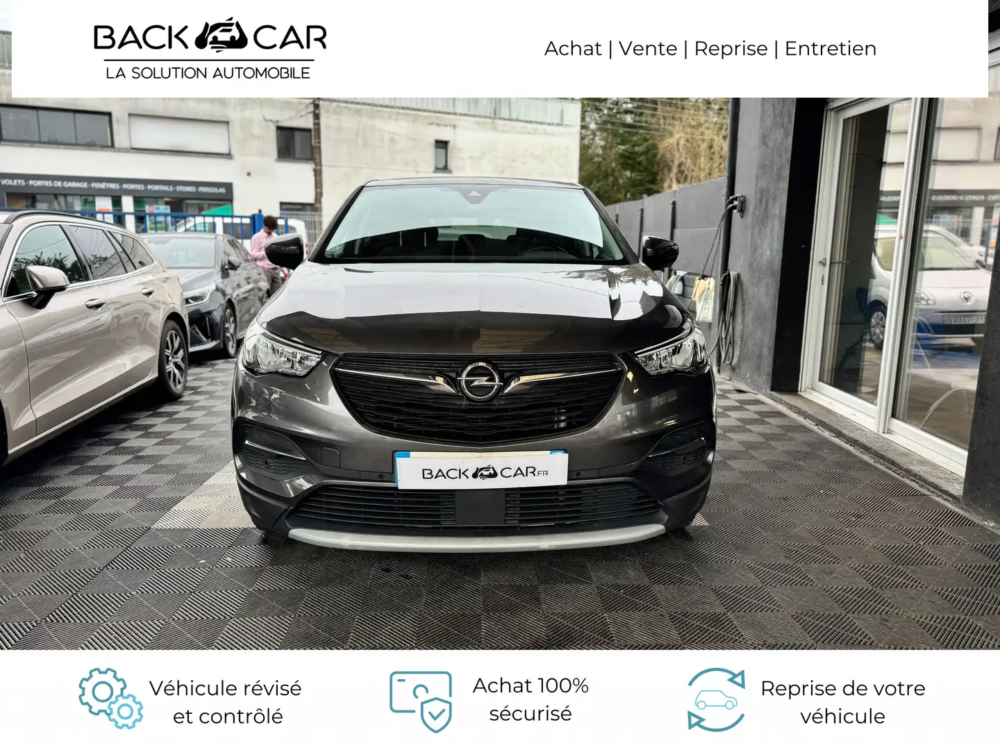 Opel Grandland X 130 ch BVA6 Innovation Gris - 2