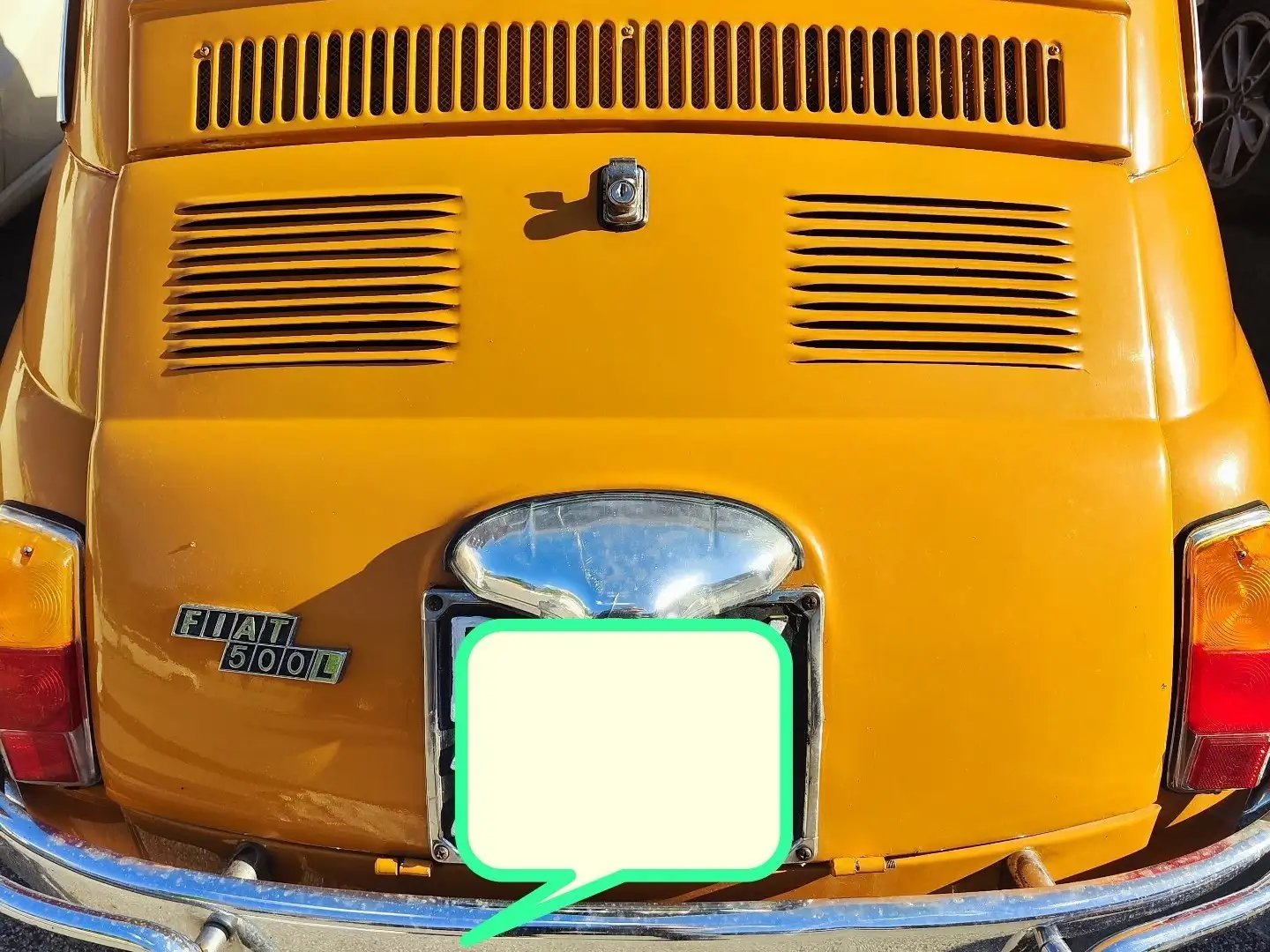 Fiat 500 Желтый - 2