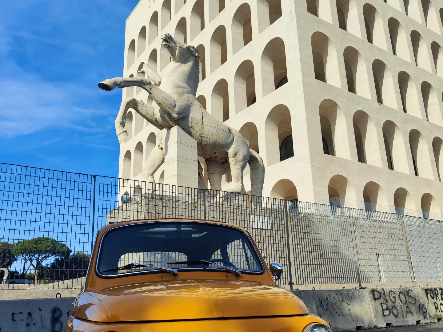 Fiat 500 Желтый - 1