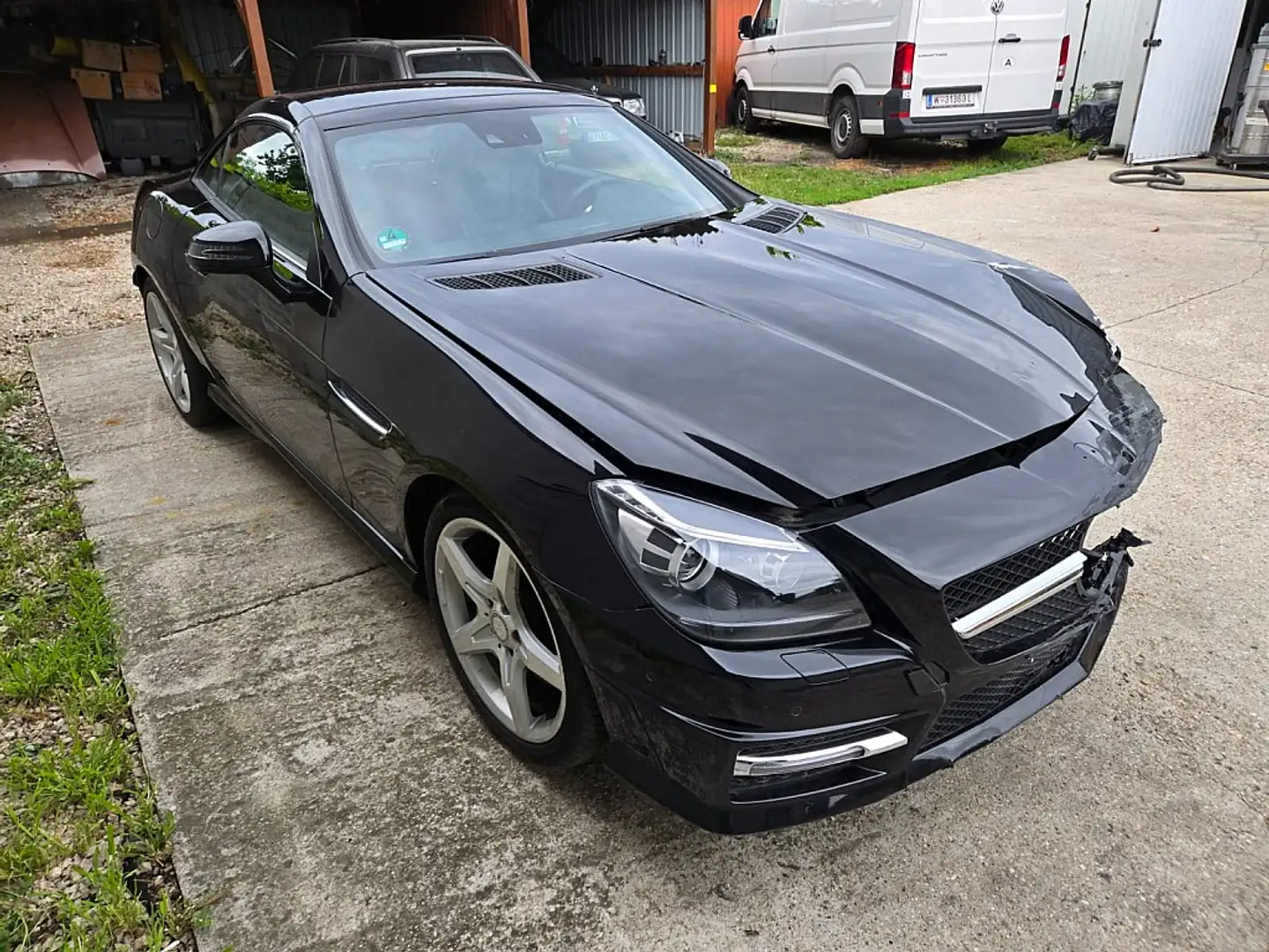 Mercedes-Benz SLK 350 BlueEfficiency Aut. Zwart - 1