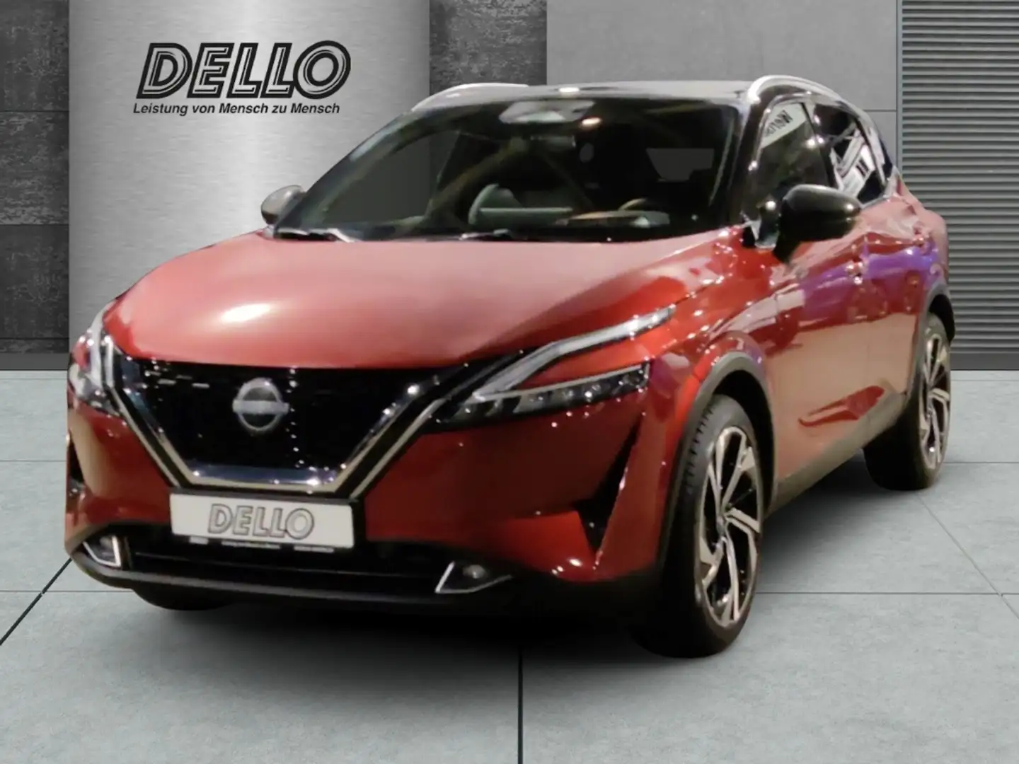 Nissan Qashqai Tekna LHZ SHZ PDC Klima-A. Rückf.-K. Allwetterreif Rot - 1