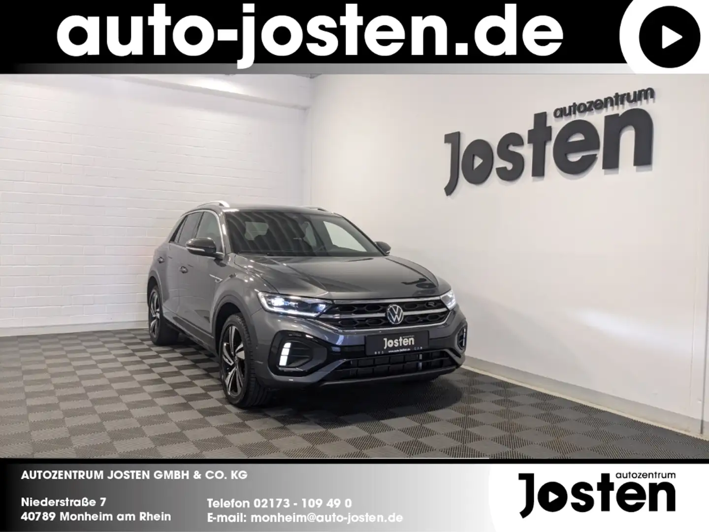 Volkswagen T-Roc R-Line 1.5 TSI IQ DRIVE VIRTUAL ACC FULL LINK Grau - 1