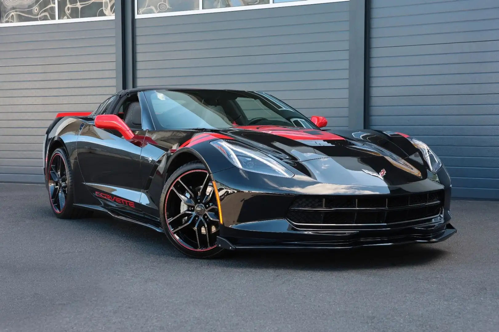 Corvette C7 6.2 V8 Stingray Targa/Bose/Apple/KAMERA/19-20 Schwarz - 1