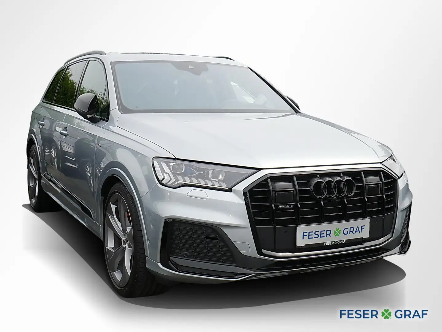 Audi Q7 50 TDI qu. S line competition 7Sitze AHK Pano Argent - 2