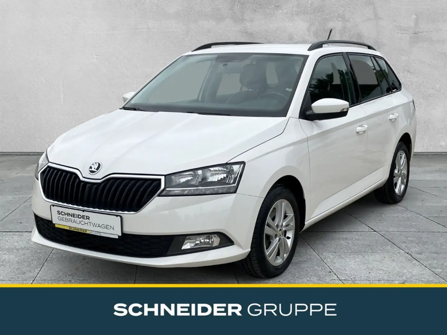 Skoda Fabia Combi 1.0 TSI SHZ+PDC+DAB+KLIMA+SMART-LINK Weiß - 1