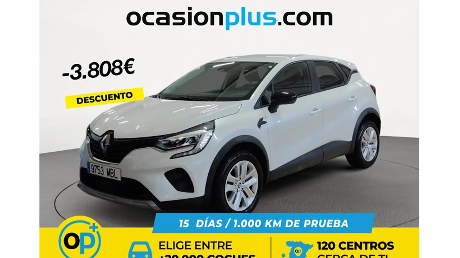 Renault Captur TCe Intens 74kW GLP Weiß - 1