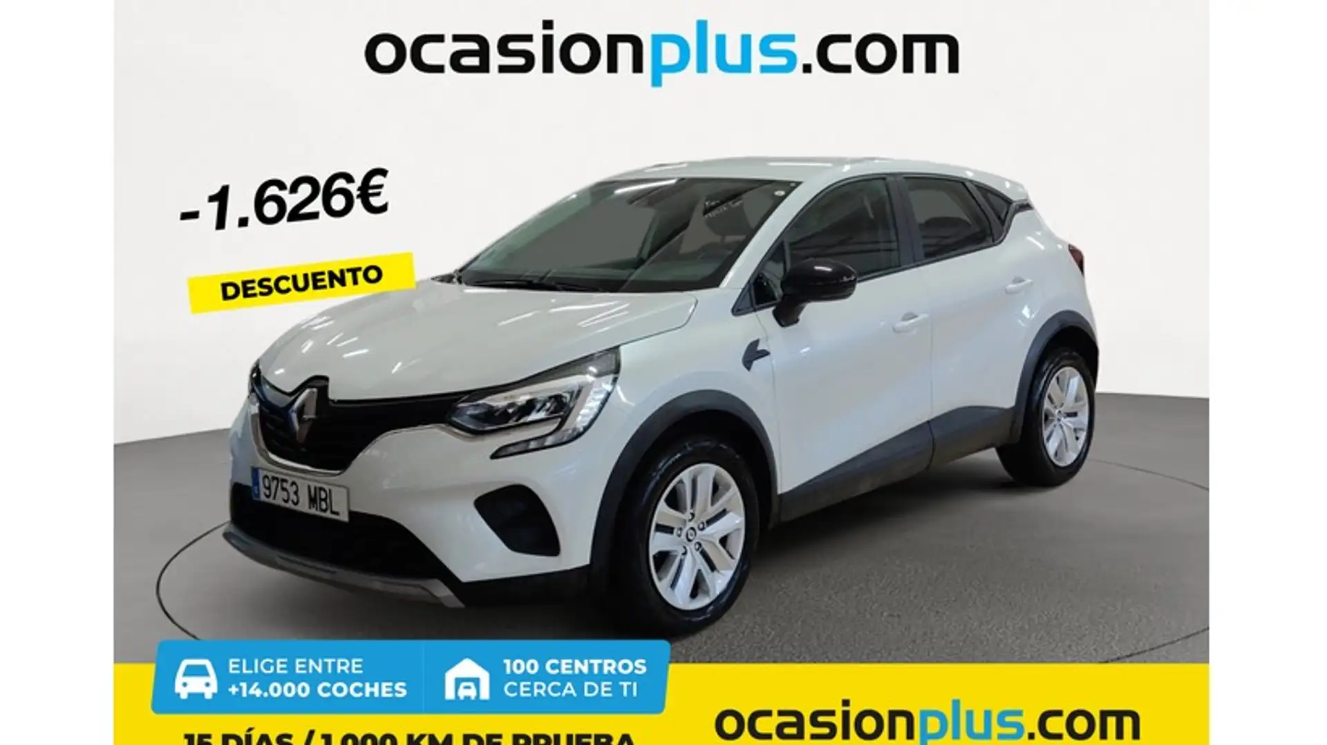 Renault Captur TCe Intens 74kW GLP Blanco - 1