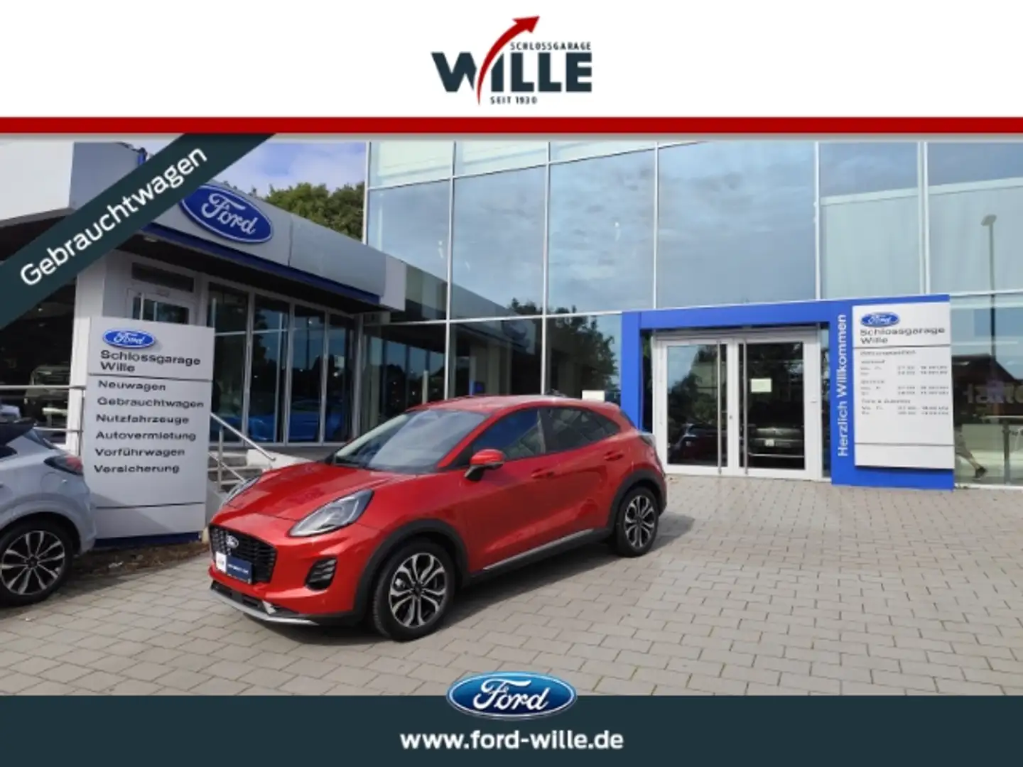 Ford Puma Titanium Fahrerassistenz-Paket/Navi/LED Rouge - 1