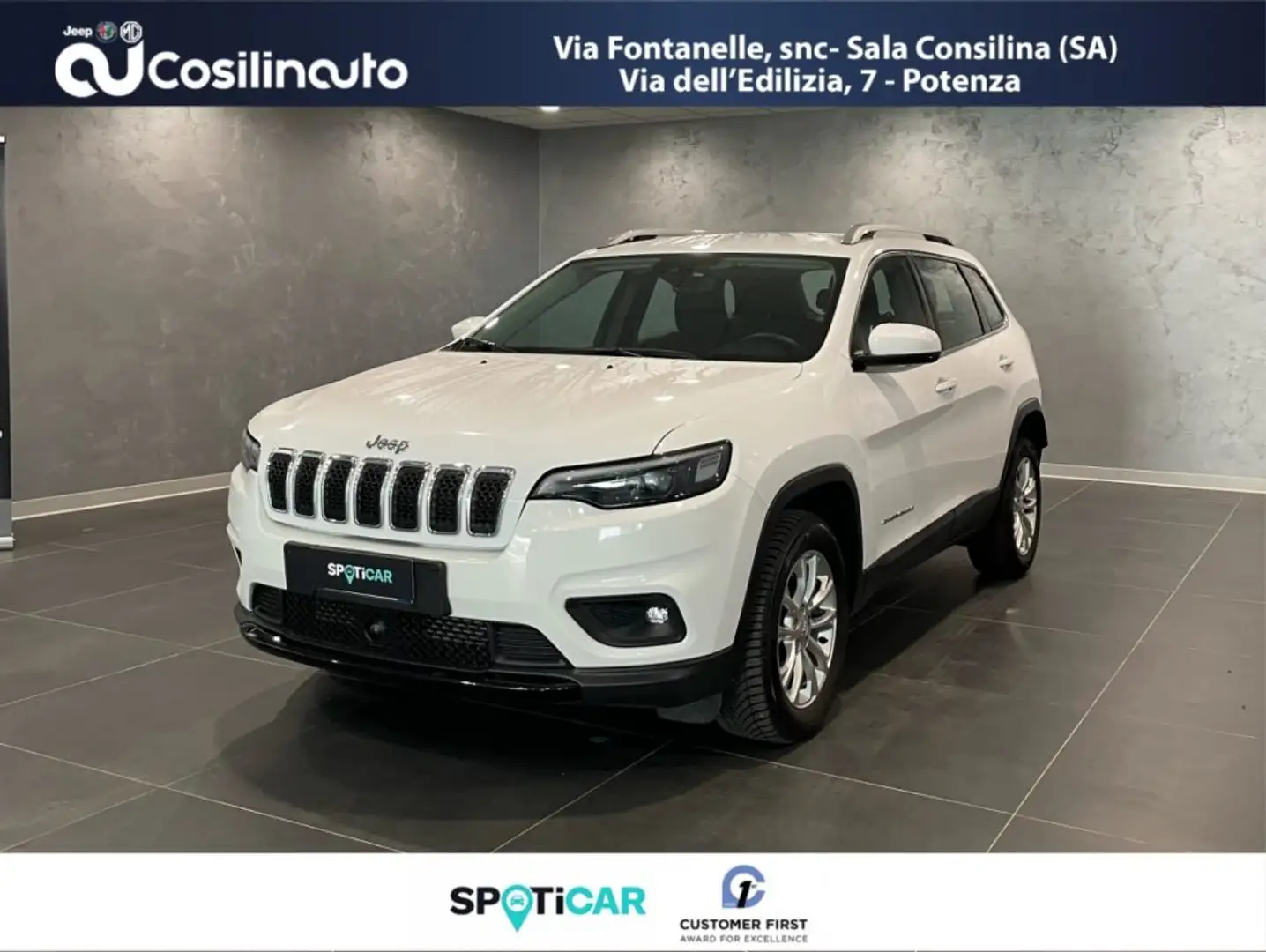 Jeep Cherokee 2.2 Mjt II 4WD 195Cv Longitude Bianco - 1