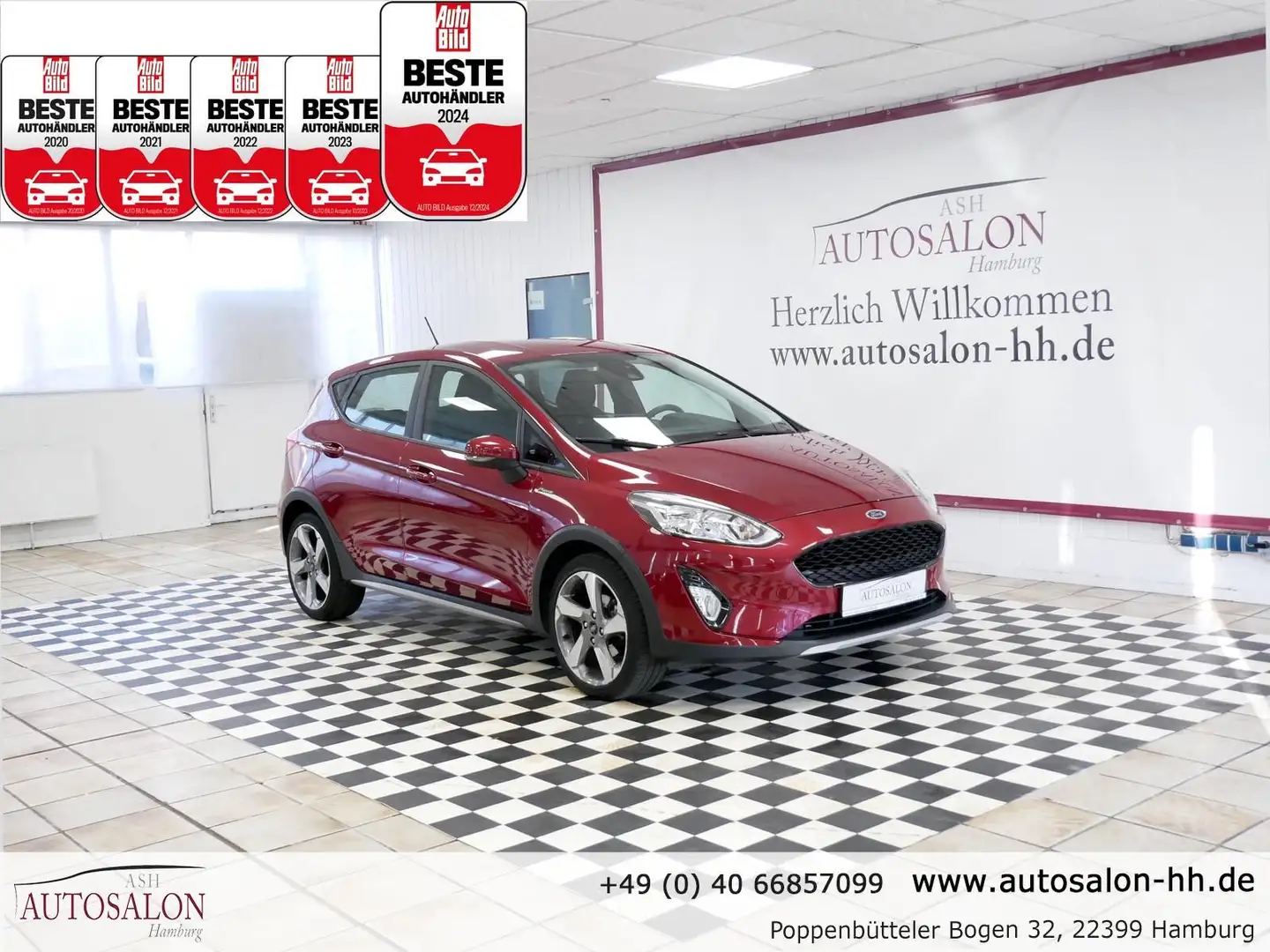 Ford Fiesta Active*2Vorb*Crossover-Body-Kit*Android A.&Apple C Rot - 1